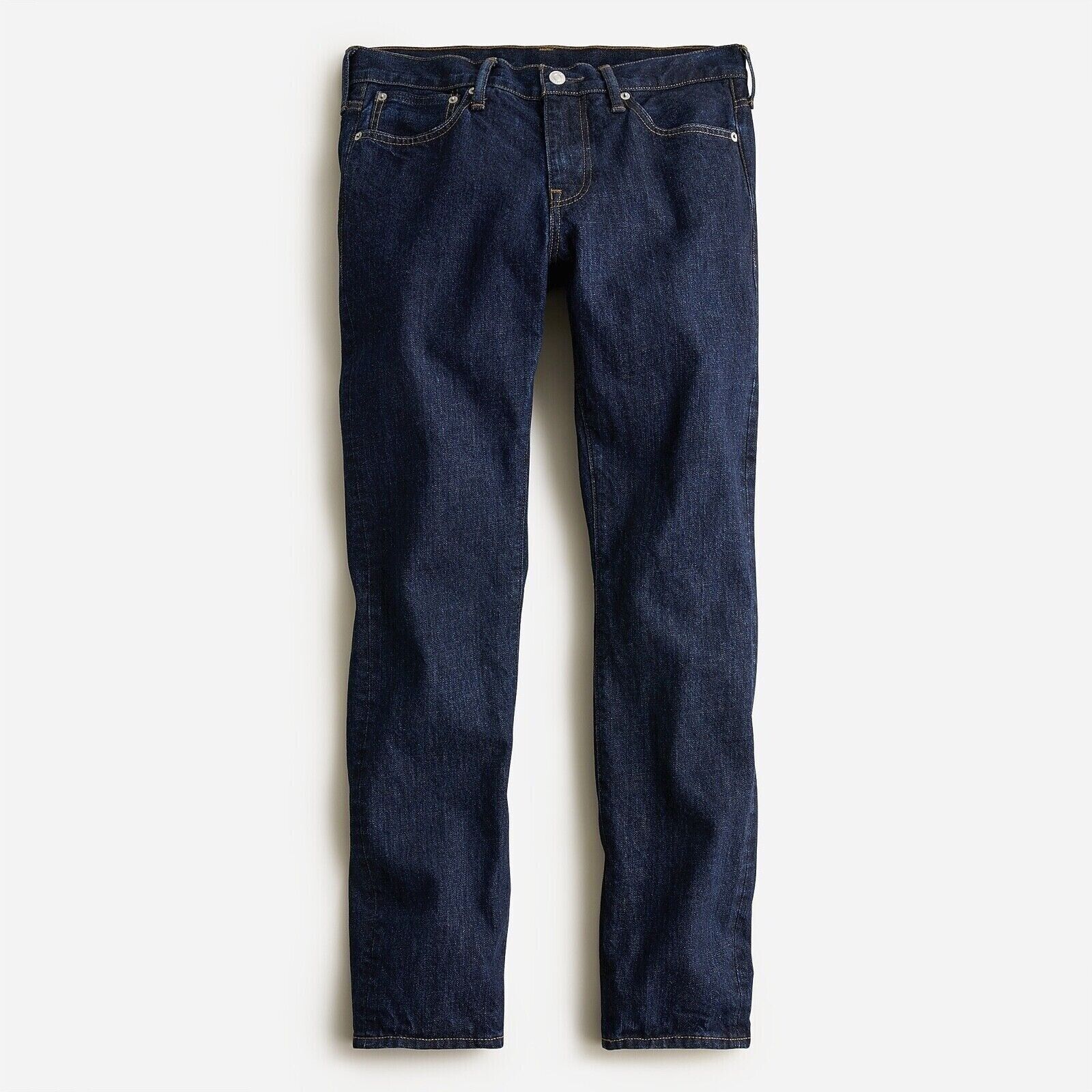J.Crew NEW 30x30 J.Crew 484 Slim-Fit Cotton Jeans Resin Rinse Dark Size US 30 / EU 46 - 5 Thumbnail