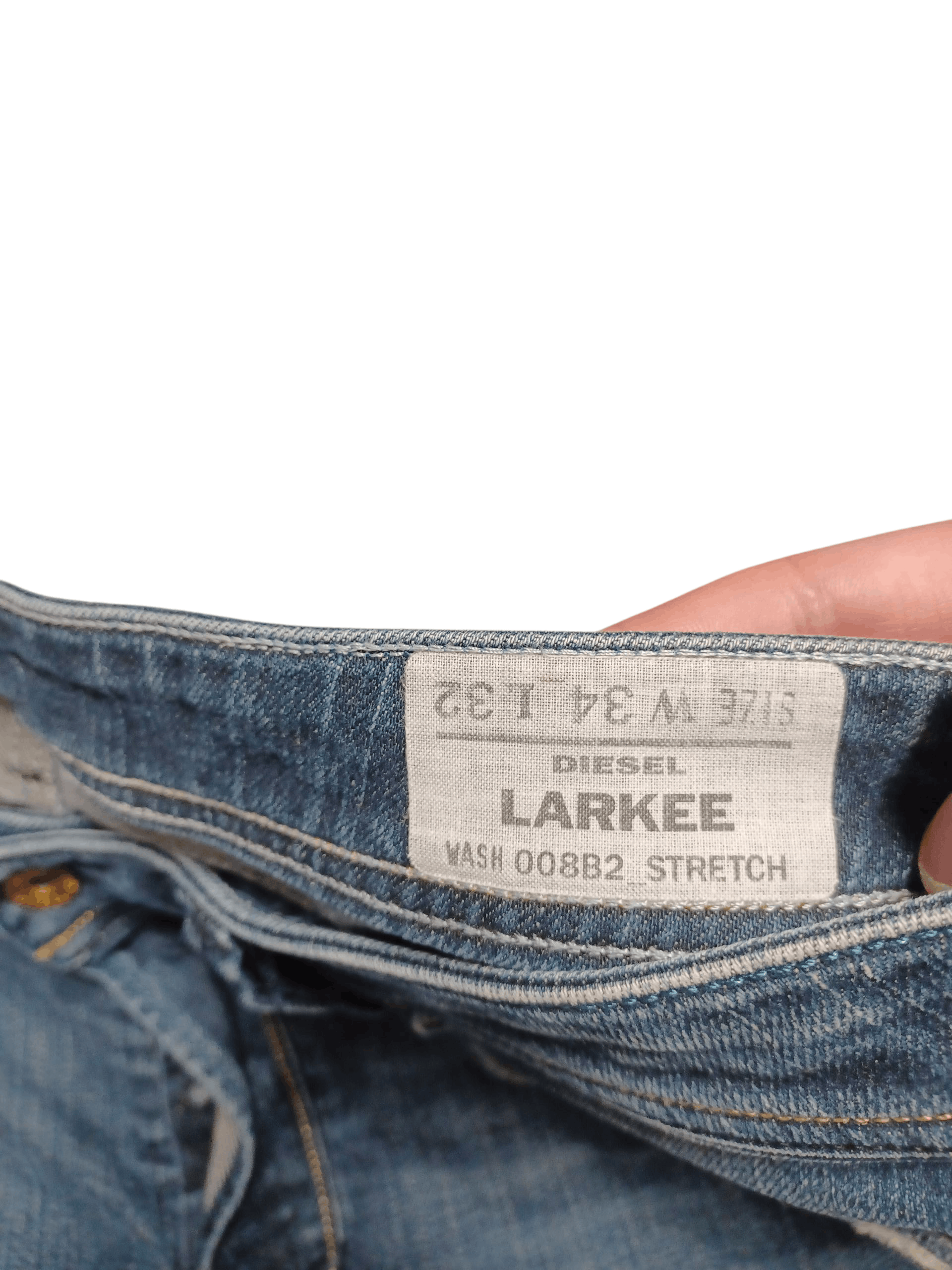 Diesel DIESEL LARKEE VINTAGE W34 L32 JEANS DENIM ITALIAN LUXURY Size US 34 / EU 50 - 4 Thumbnail