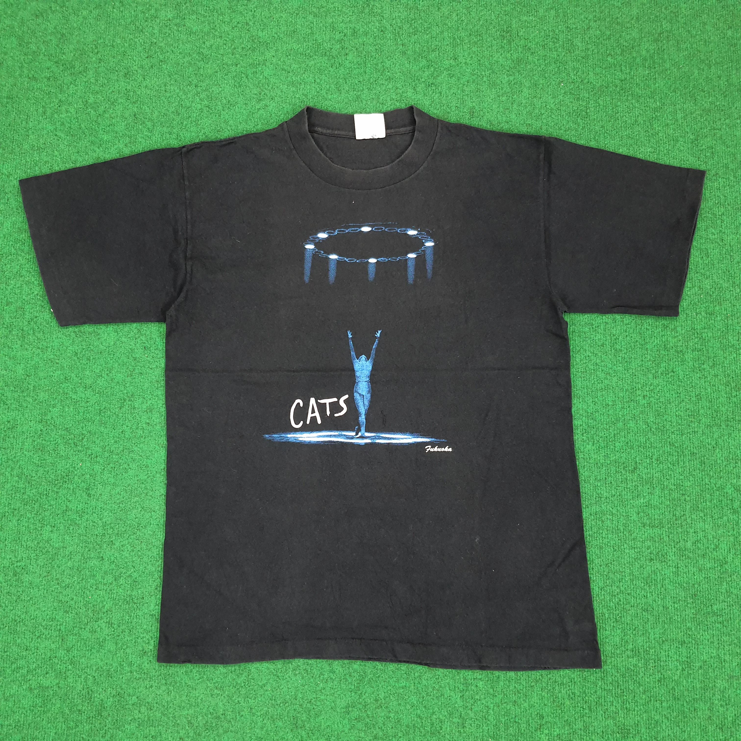Vintage Vintage CATS Movie Musical Japan Fukuoka T-shirt Size US L / EU 52-54 / 3 - 1 Thumbnail