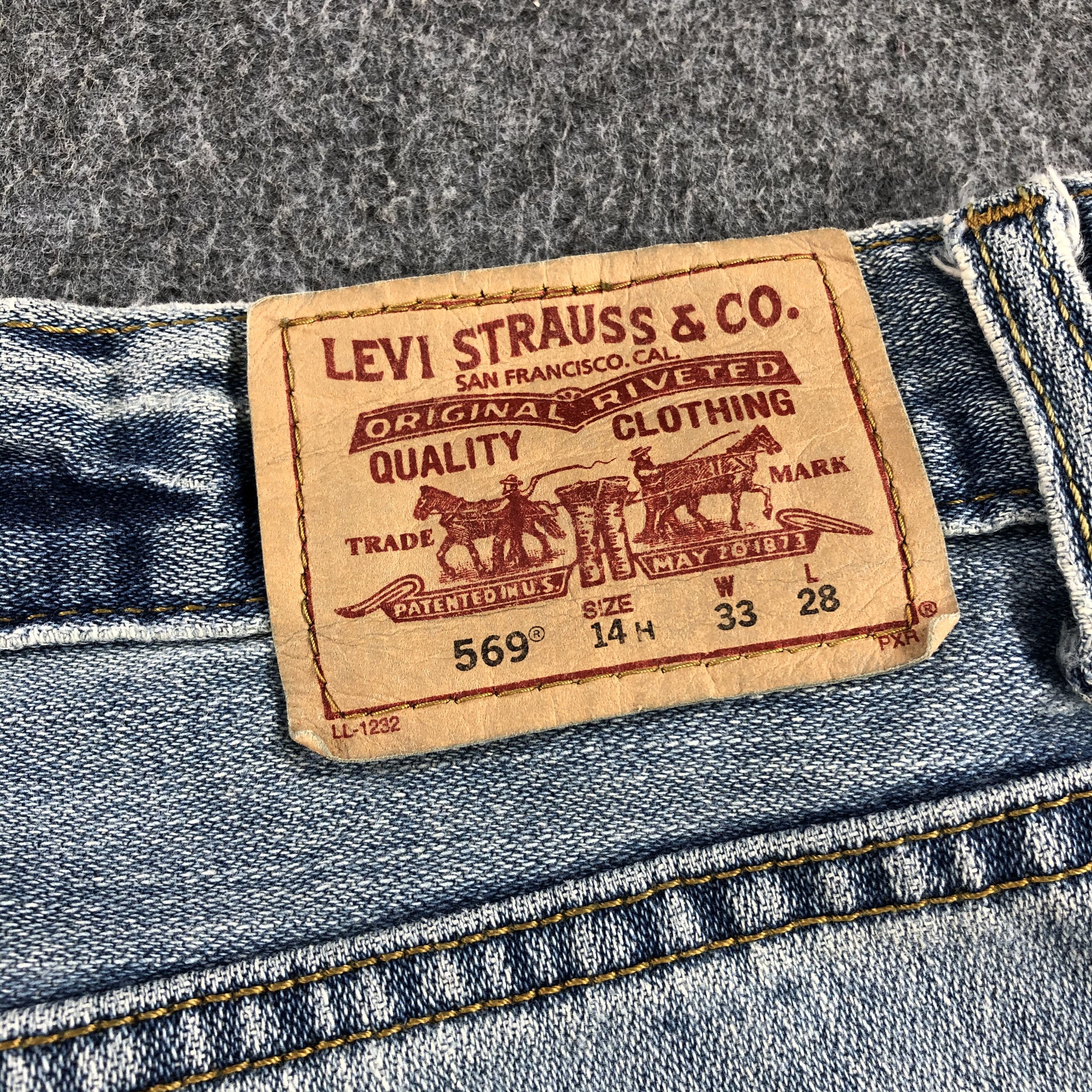 Levi's Vintage Light Wash Levis 569 Jeans-J1912 Size US 34 / EU 50 - 5 Thumbnail