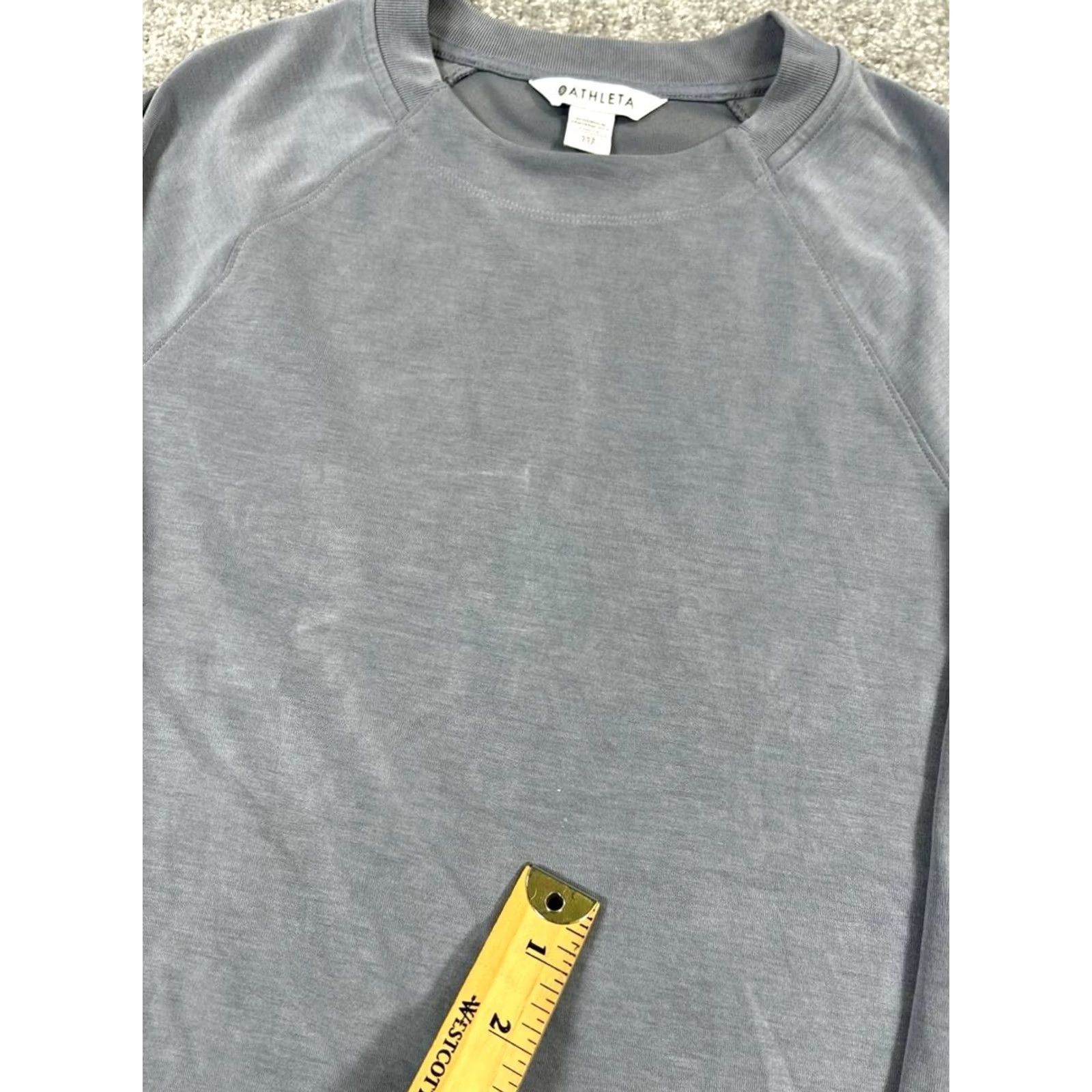 Athleta Athleta Sweatshirt Womens Xxs Gray Yoga Pullover Size XXS / US 00 / IT 34 - 5 Thumbnail
