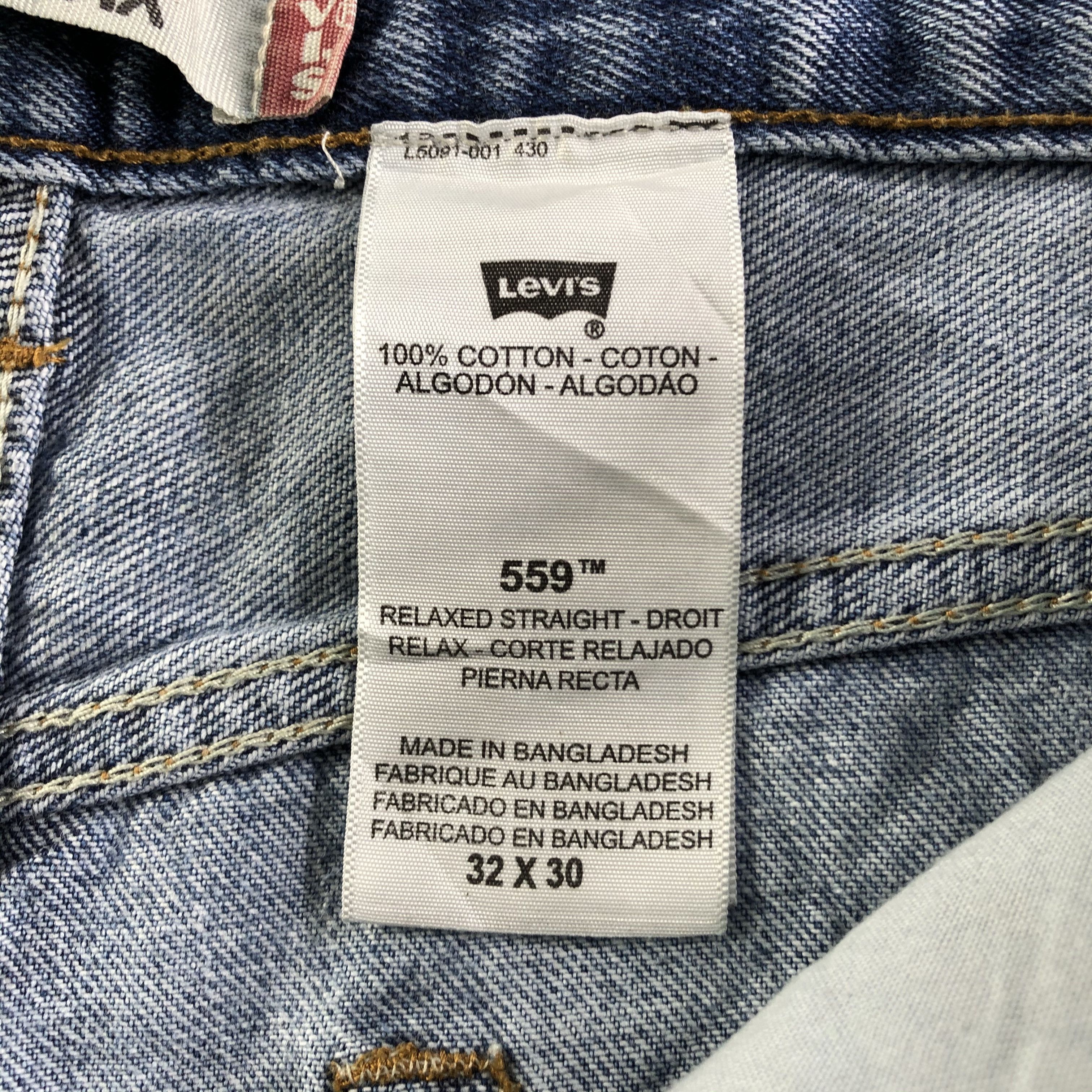 Levi's Vintage Blue Wash Levis 559 Jeans-J3380 Size US 32 / EU 48 - 11 Thumbnail