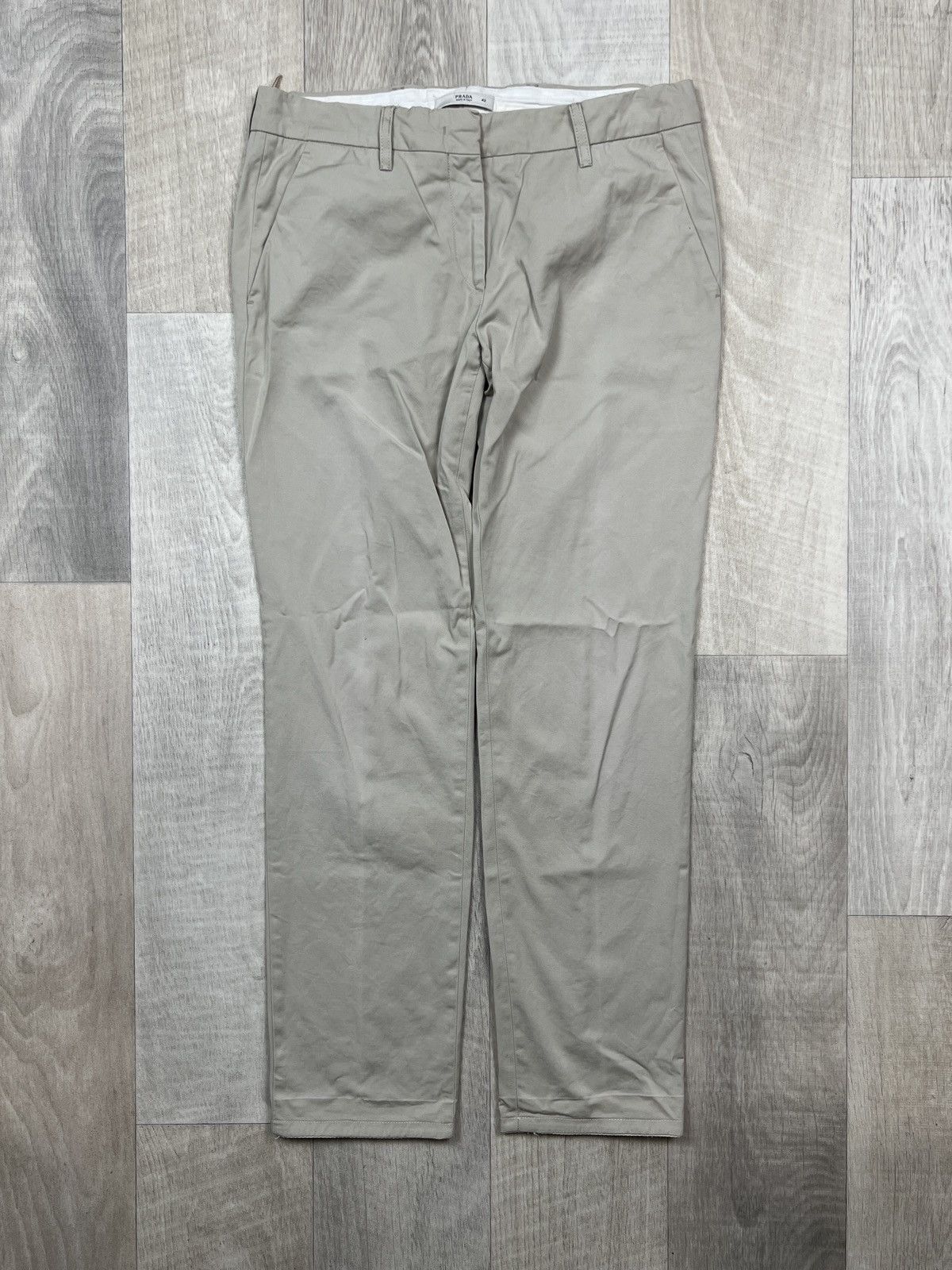 Prada Prada Black Tab Dress Pants (Y0261) Size 28" / US 6 / IT 42 - 1 Thumbnail