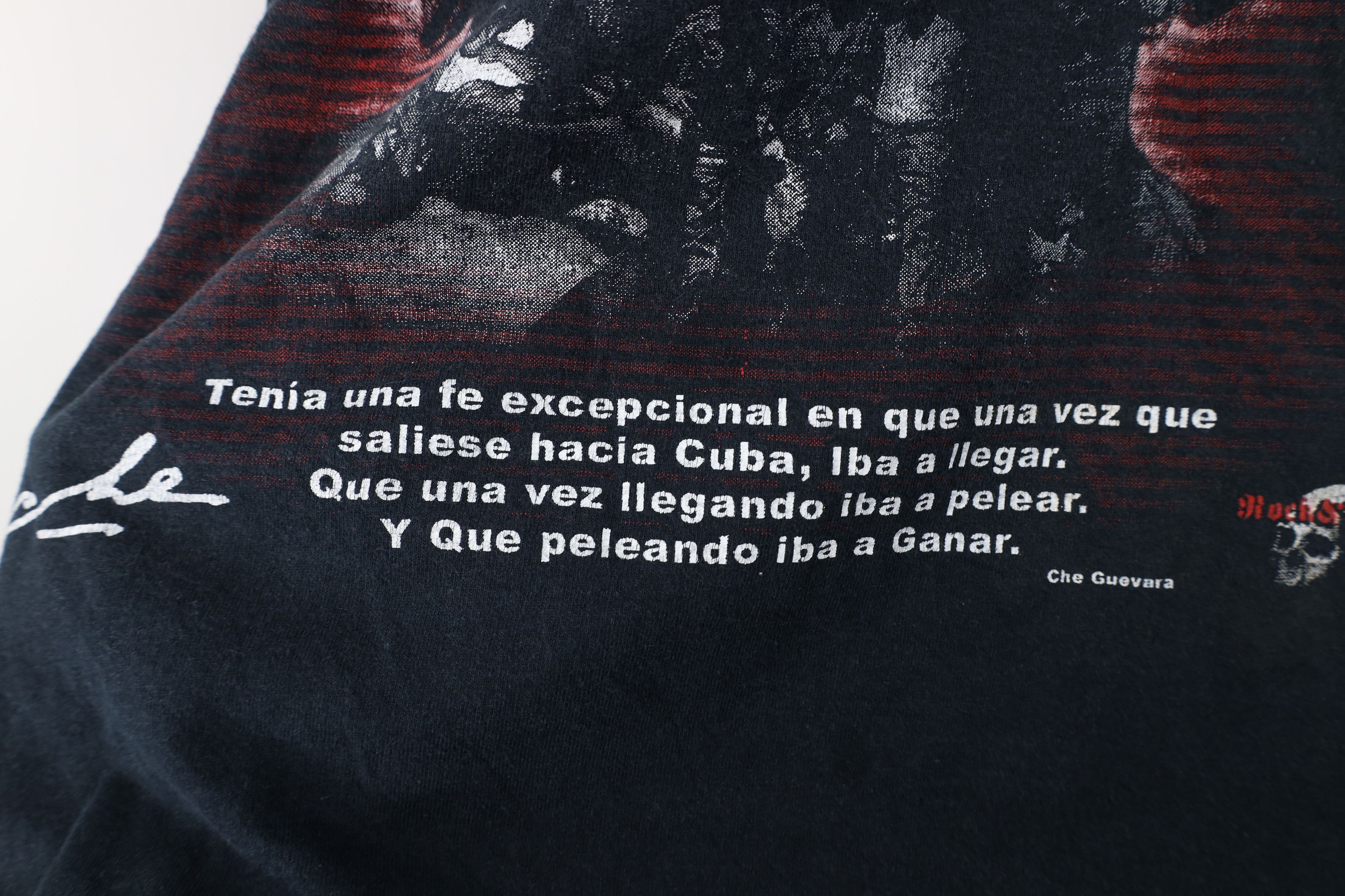 Vintage Vintage Y2K Spell Out Che Guevara Short Sleeve T-Shirt Black Size US XXL / EU 58 / 5 - 8 Thumbnail