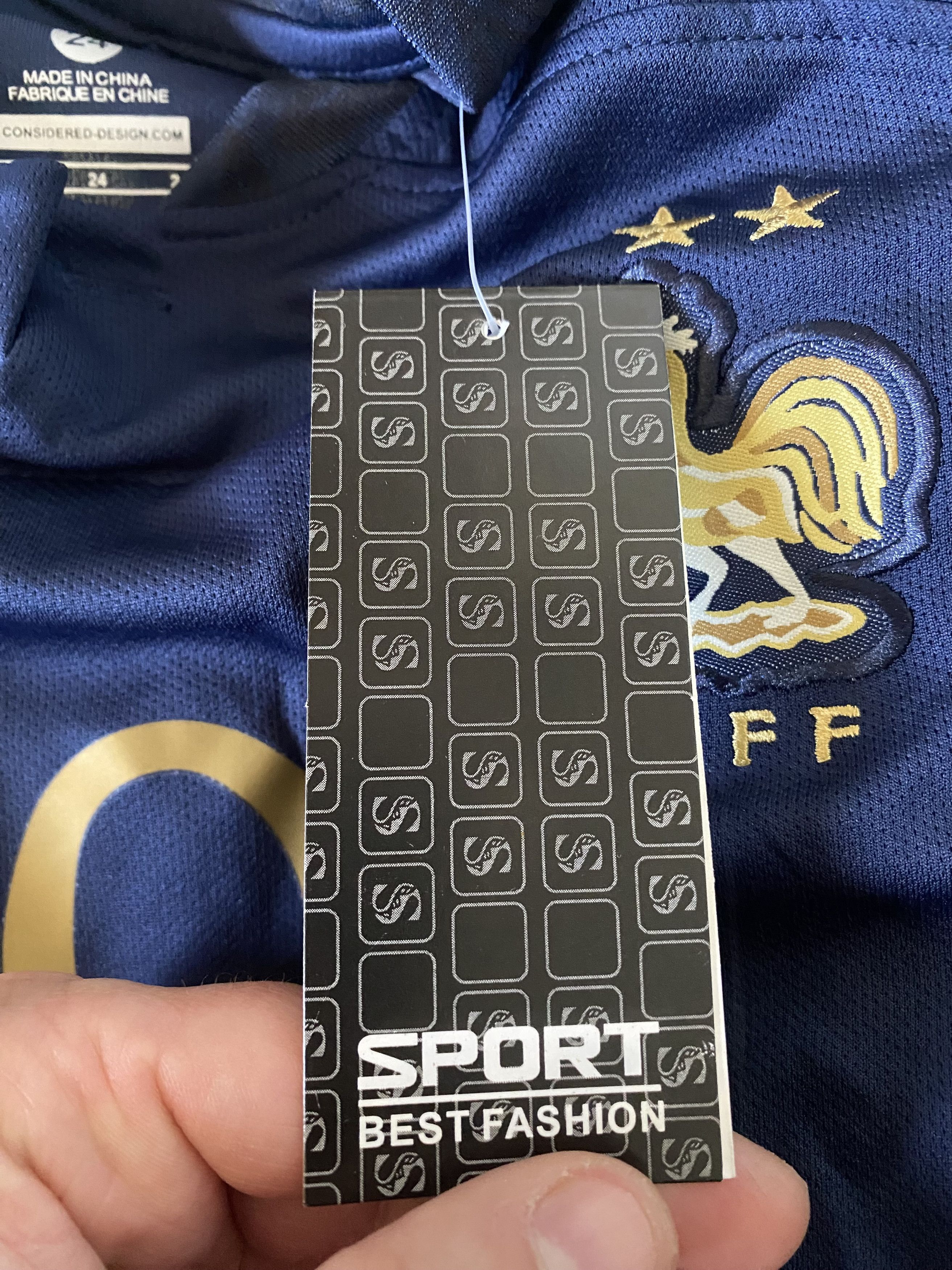Other NEW with tag FRANCE #10 MBAPPE 2019 - 2020 children's UNIQUE Size US XXS / EU 40 - 4 Thumbnail