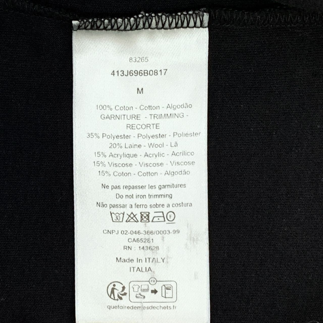 Dior Black Short-Sleeve T-Shirt with Circular Emblem Size US M / EU 48-50 / 2 - 7 Thumbnail