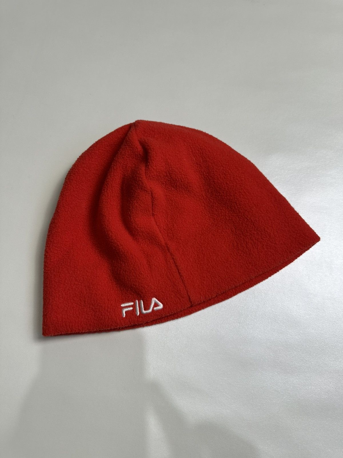Fila Vintage Retro Fila Scuderia Ferrari F1 Red Beanie Hat Size ONE SIZE - 2 Thumbnail