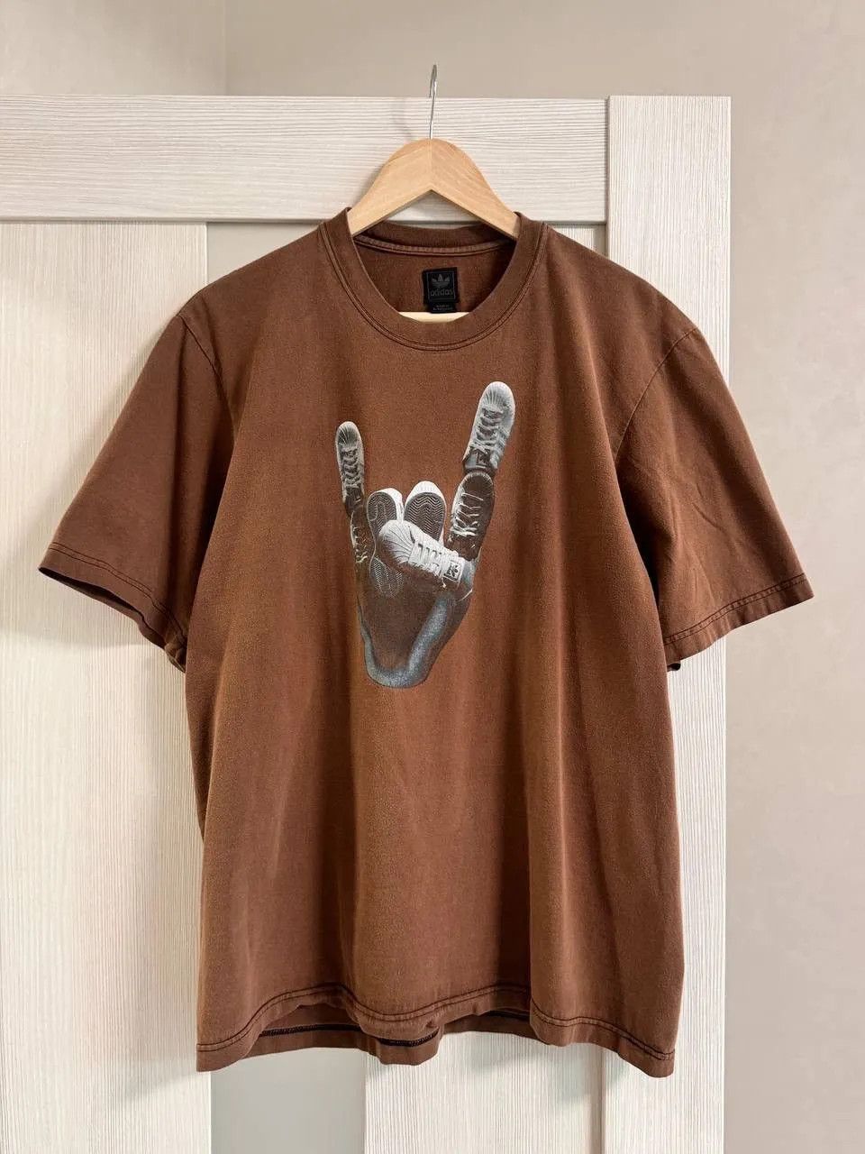 Adidas Vintage adidas tee balenciaga style sk8 y2k faded Yzy Size US L / EU 52-54 / 3 - 1 Thumbnail