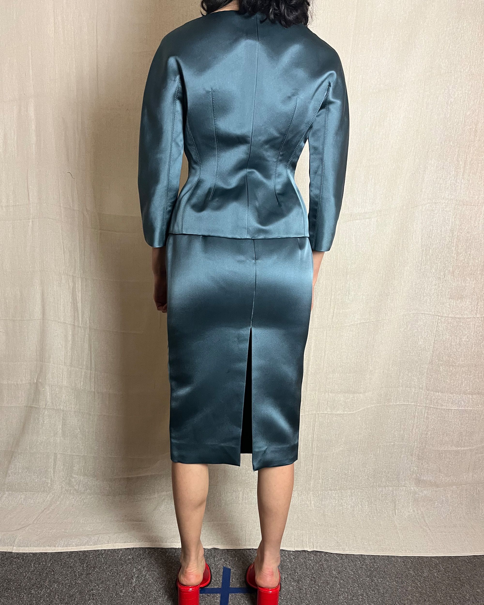 Gucci Gucci Fall ’13 Frida Giannini Era Silk two piece Suit Size M / US 6-8 / IT 42-44 - 3 Thumbnail