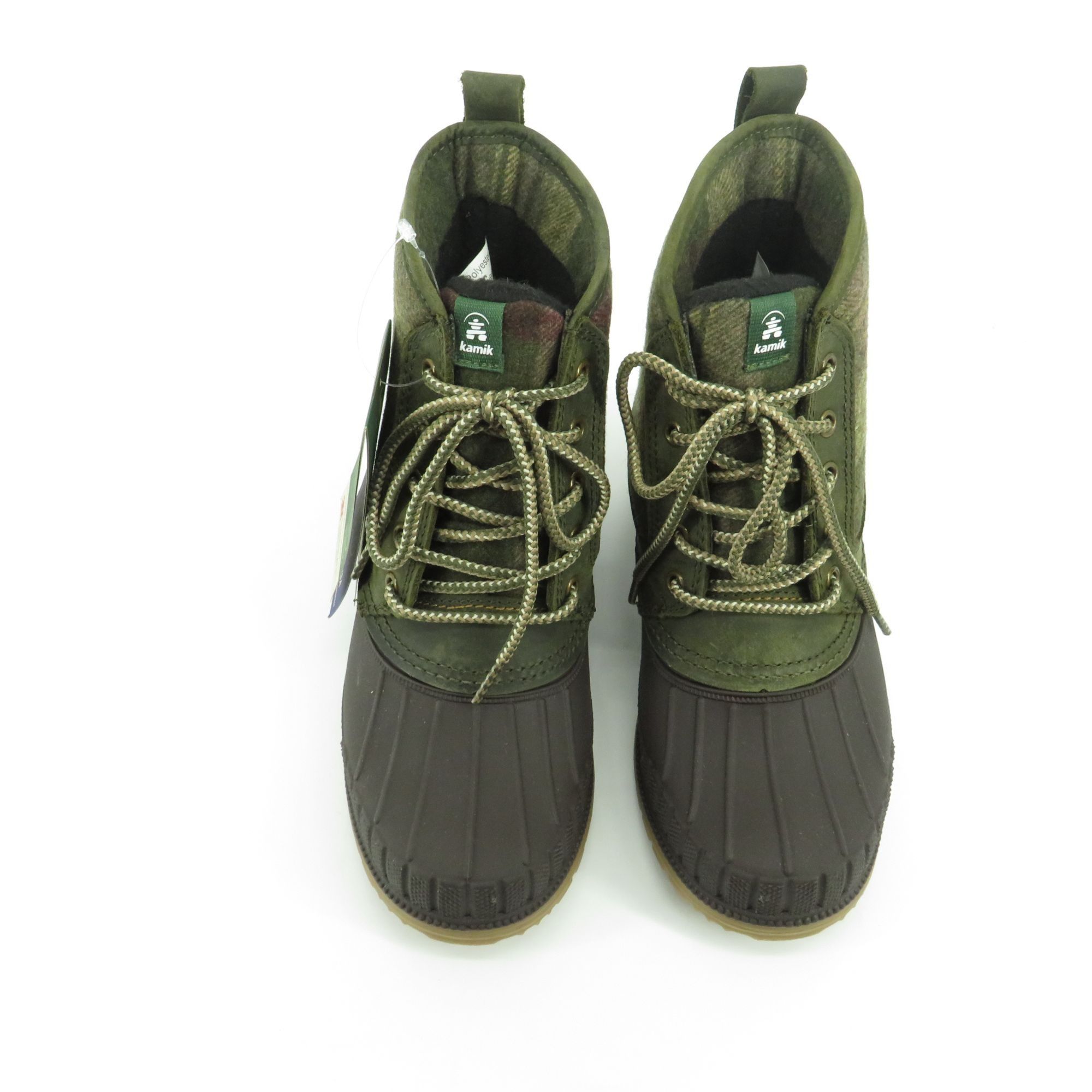 Other Kamik Khaki Women's Lace-Up Waterproof Winter Boots Size 5 N Size US 5 / IT 35 - 2 Thumbnail
