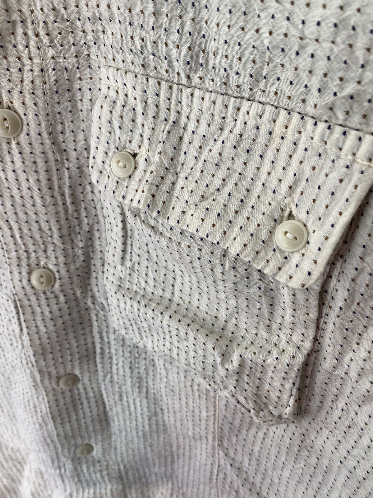 L7 Real Hip 2000s cargos Bondage muti stitch button up shirt Size US M / EU 48-50 / 2 - 4 Thumbnail