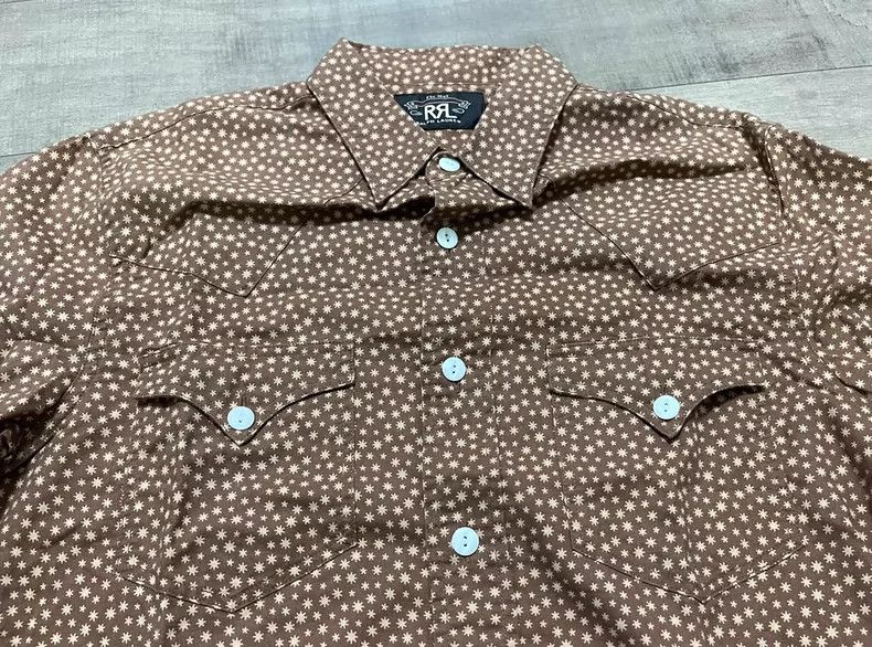 RRL Ralph Lauren RRL Ralph Lauren Exclusive Little Star Western Shirt Size US S / EU 44-46 / 1 - 1 Thumbnail