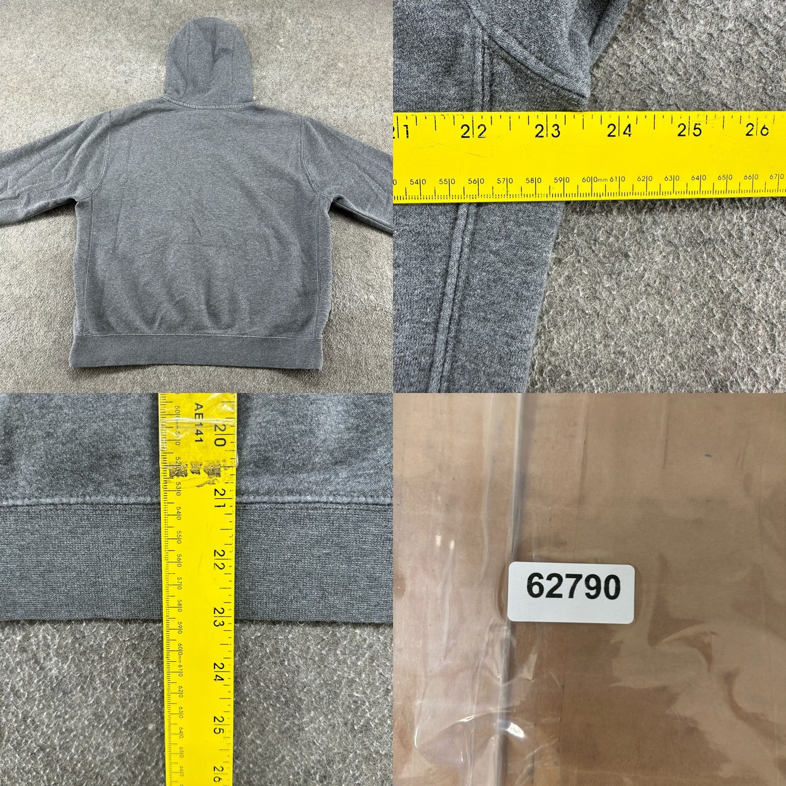 Nike Nike Hoodie Mens M Grey Club Fleece Pullover Swoosh Logo Cotton Drawstring Size US M / EU 48-50 / 2 - 10 Thumbnail