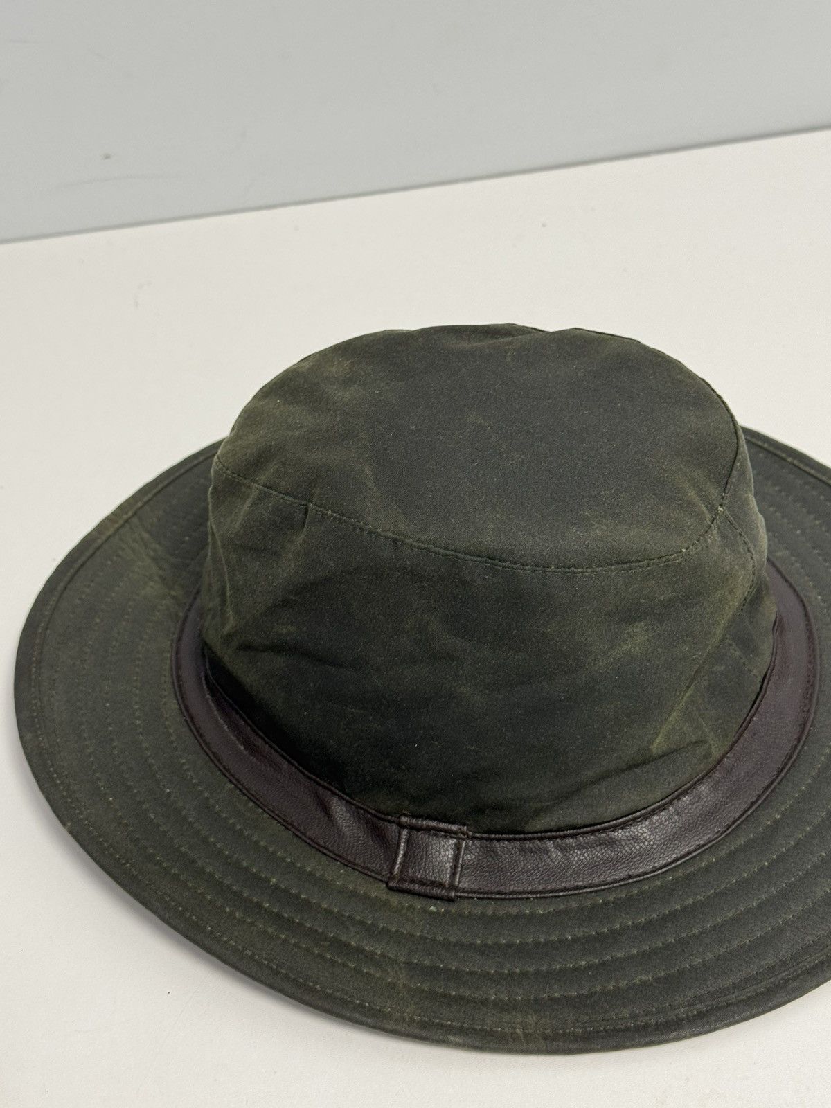 Barbour Barbour Vintage Waxed Cap Hat 90’s Size ONE SIZE - 9 Thumbnail