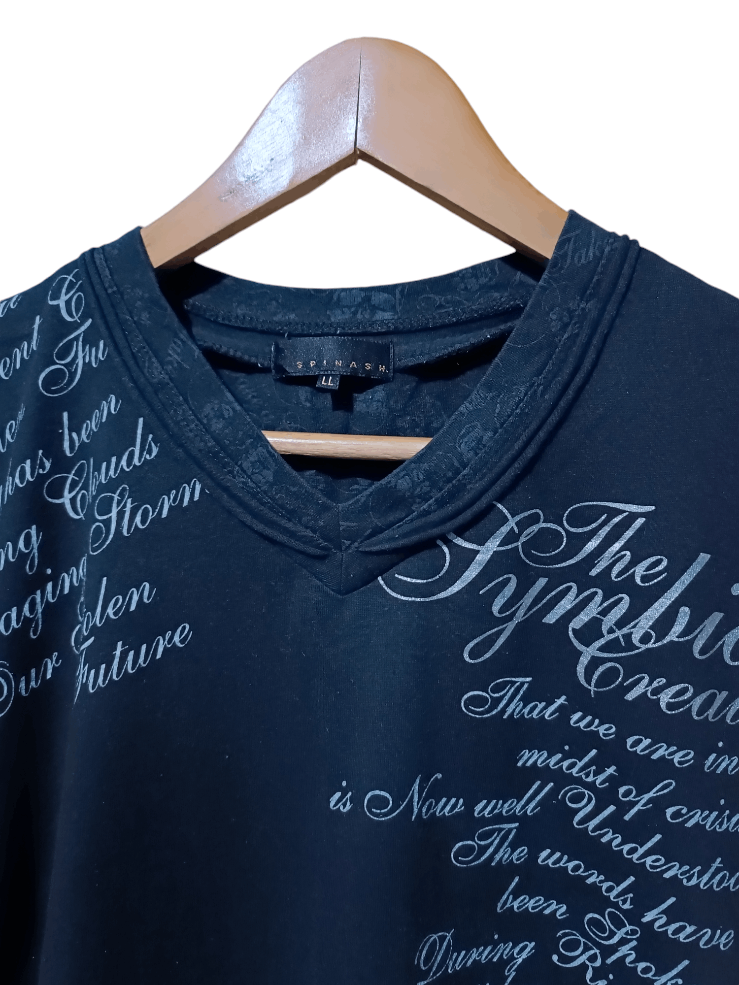 Japanese Brand Double Layer Poem T-shirt Size US M / EU 48-50 / 2 - 3 Thumbnail