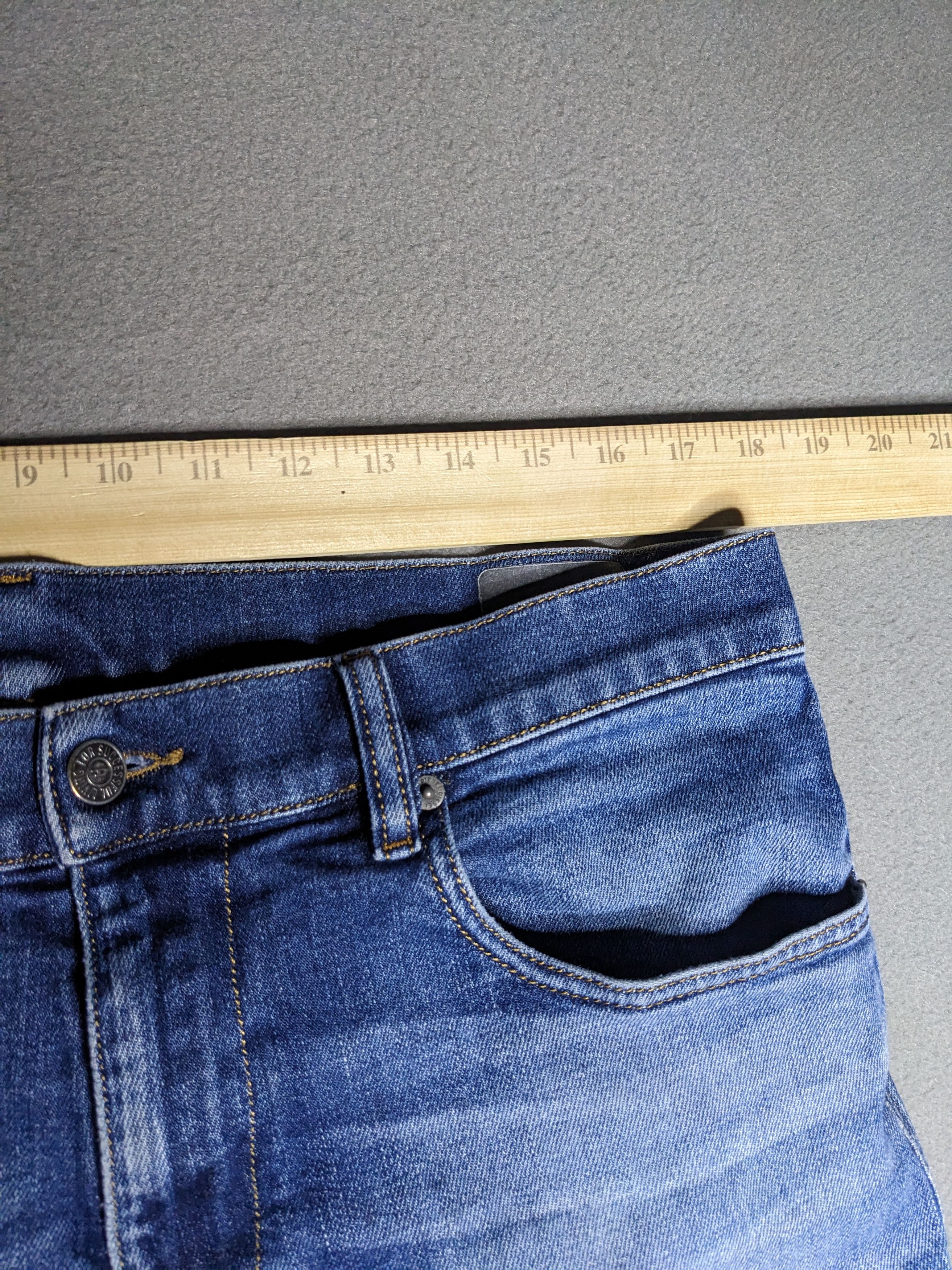 Diesel Diesel D-STRUKT Jeans 36x30 Slim Blue Denim Distressed Italy Size US 36 / EU 52 - 16 Thumbnail