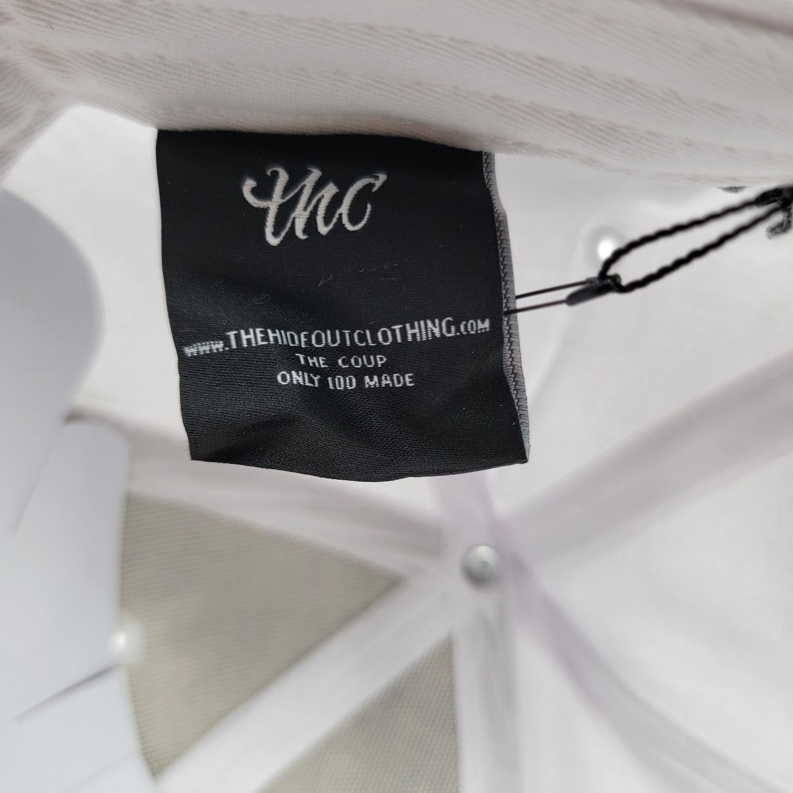 Jordan Brand The Hideout Clothing Blank Letters Dad Cap White/Pink 1/100 Size ONE SIZE - 4 Thumbnail