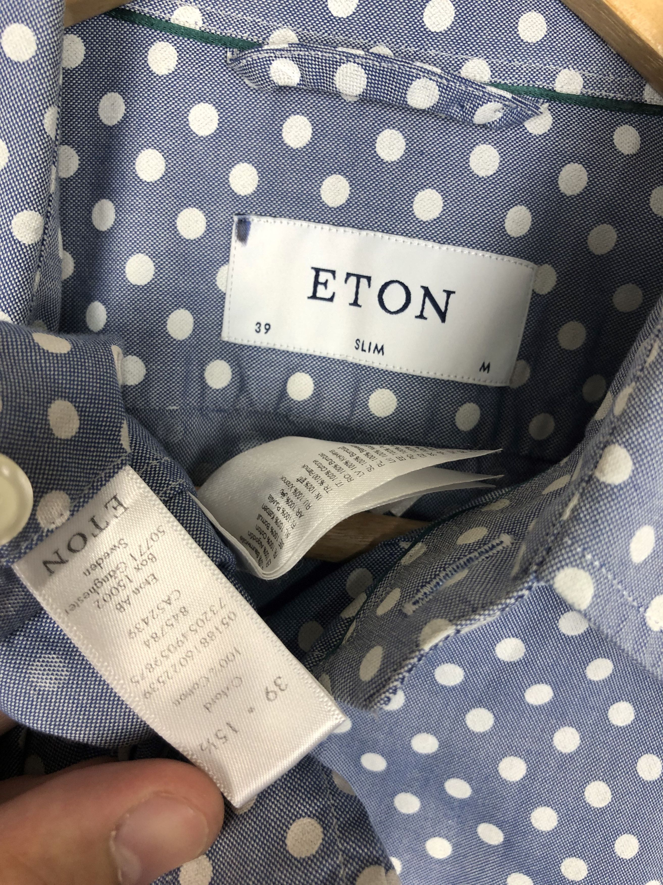 Eton ETON Shirt Slim Fit Blue size M Size US M / EU 48-50 / 2 - 7 Thumbnail
