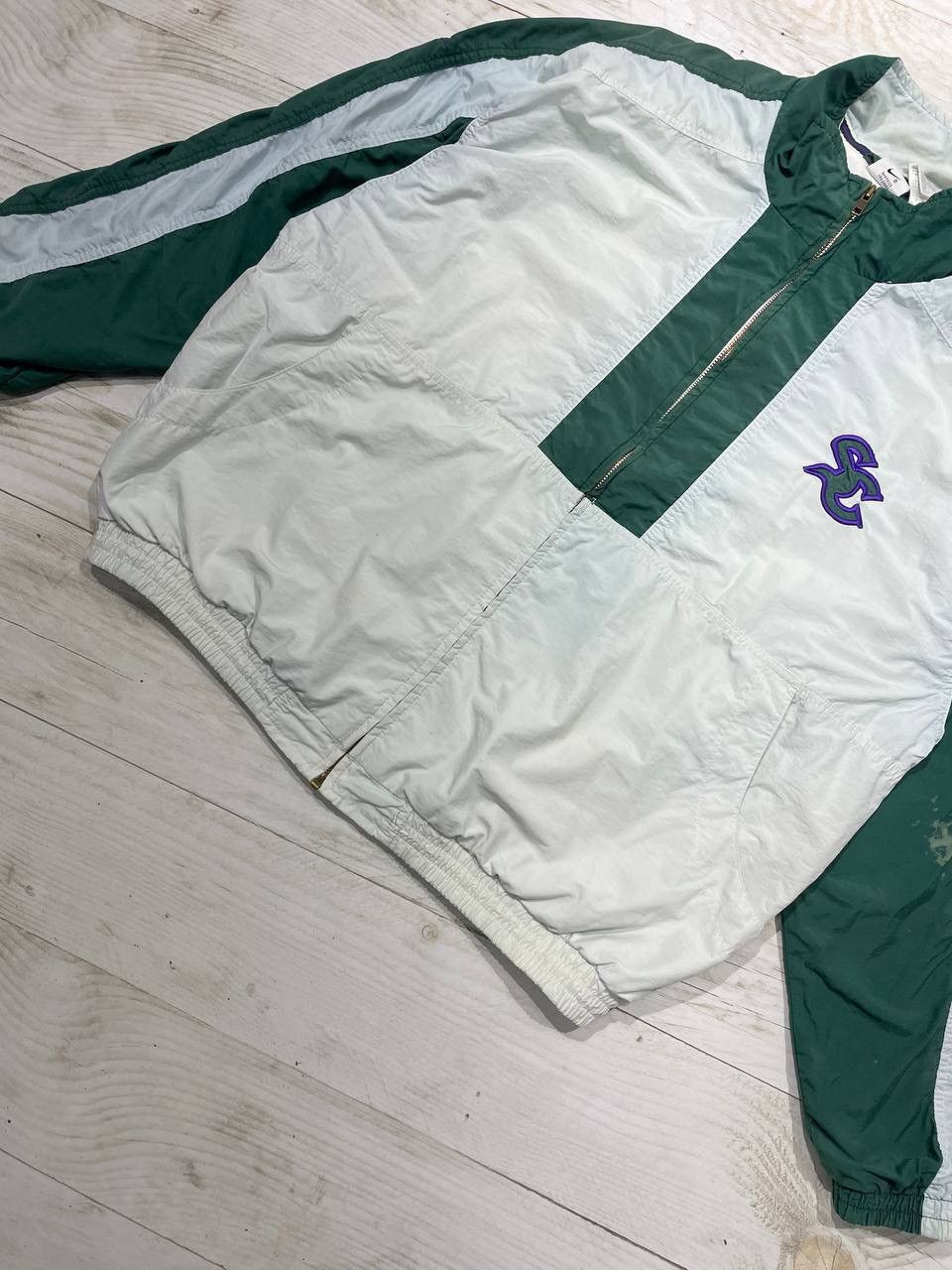 Nike Vintage Nike Supreme Court 90s Jacket Nylon Tennis Size US L / EU 52-54 / 3 - 3 Thumbnail