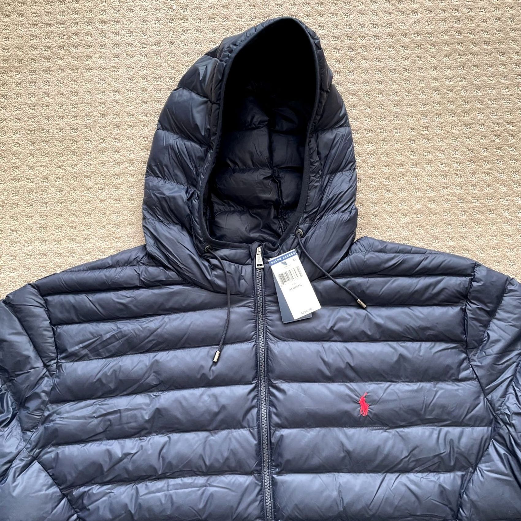 Polo Ralph Lauren Polo Ralph Lauren Jacket Big 4X Navy Puffer The Colden Packable NWT Men 4XB Coat Mid-Length Quilted All Seasons Zipped Pockets Size US XXL / EU 58 / 5 - 3 Thumbnail