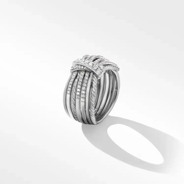 David Yurman o1w1db10526 R17248D /Size 10 / Ring in Silver Size ONE SIZE - 2 Thumbnail