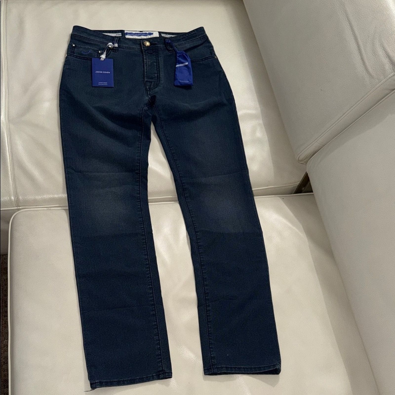 Jacob Cohen NWT Jacob Cohen Men's Deep Indigo Bard Jeans Size 32 Size US 32 / EU 48 - 15 Thumbnail