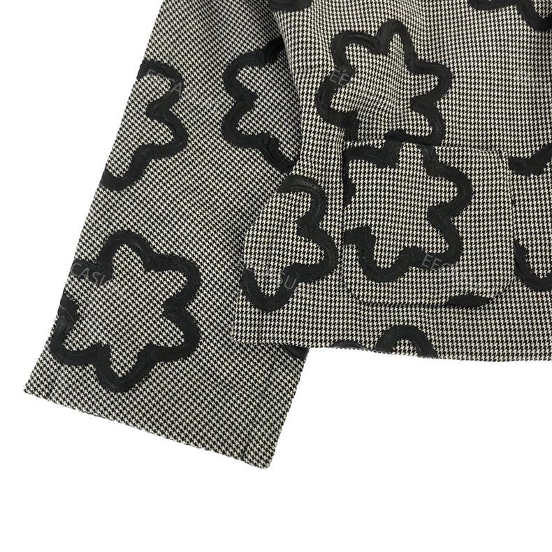 Comme des Garcons Comme Des Garcons Houndstooth 3D embossed jacket Size S / US 4 / IT 40 - 7 Thumbnail