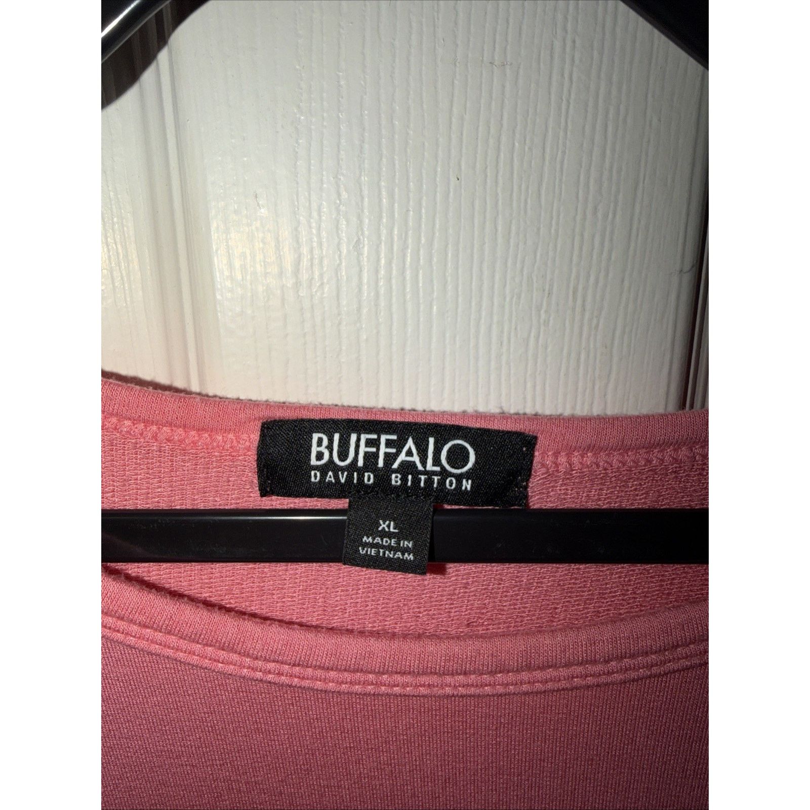 Buffalo David Bitton Buffalo David Bitton Women's XL Pink Terry Knit Top Size XL / US 12-14 / IT 48-50 - 7 Thumbnail