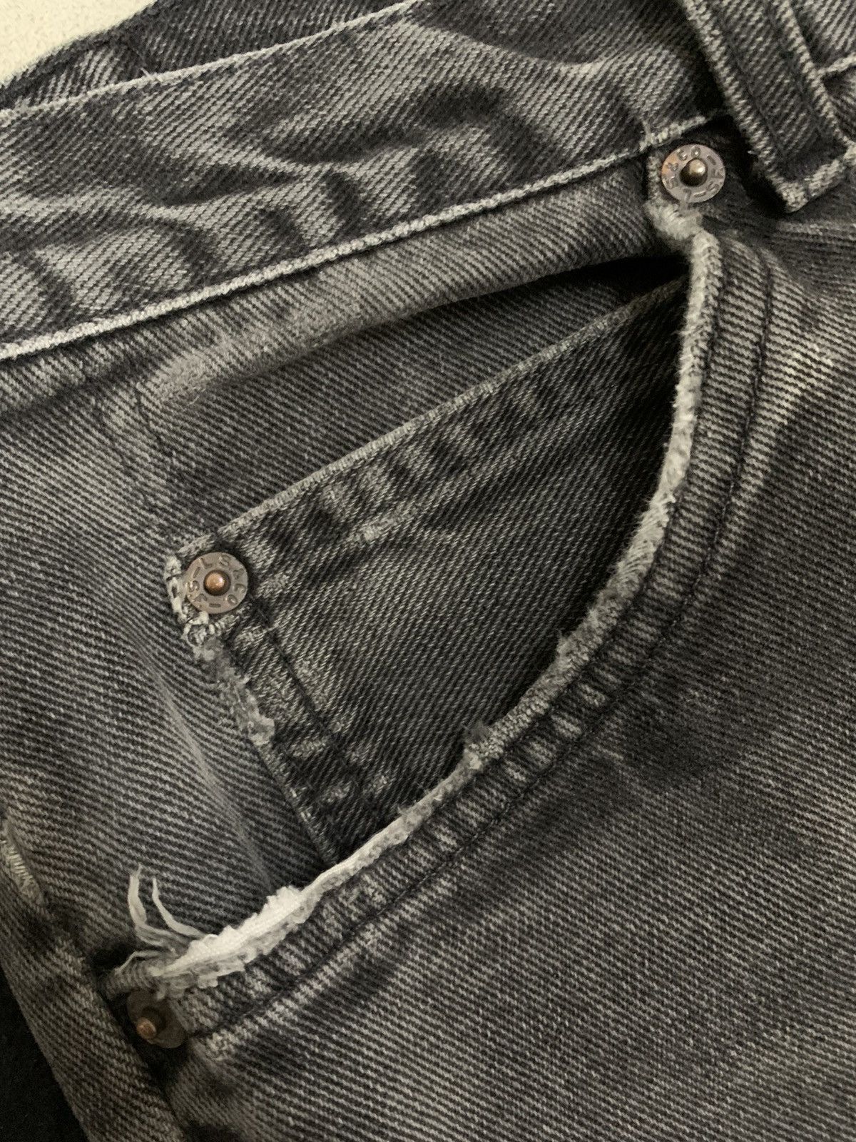 Levi's Vintage 80s Levis 506 Orang Tab Faded Loose Distressed Jeans Size US 31 - 5 Thumbnail