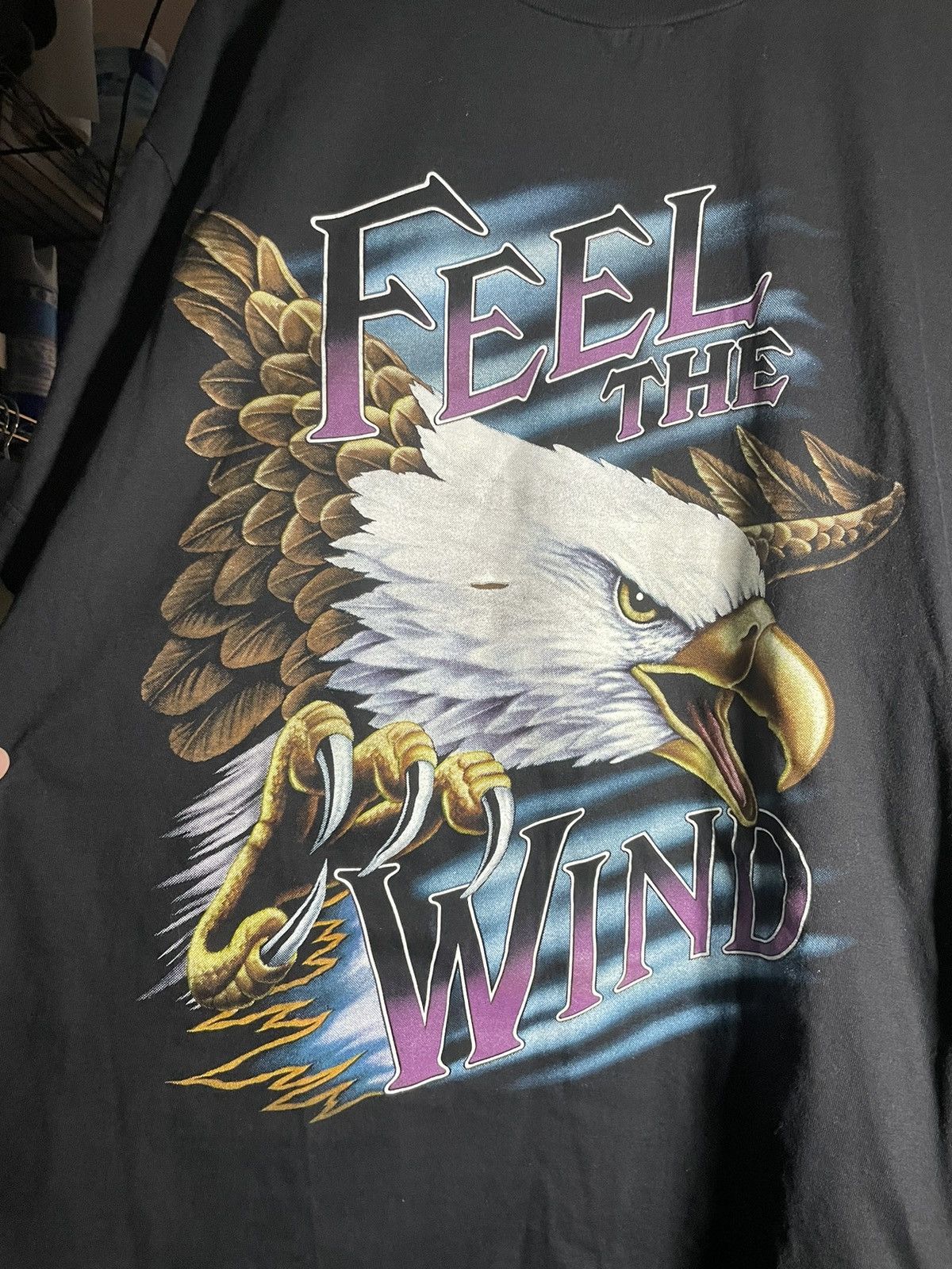 Vintage Vintage Feel the Wind Tee Size US XL / EU 56 / 4 - 2 Thumbnail