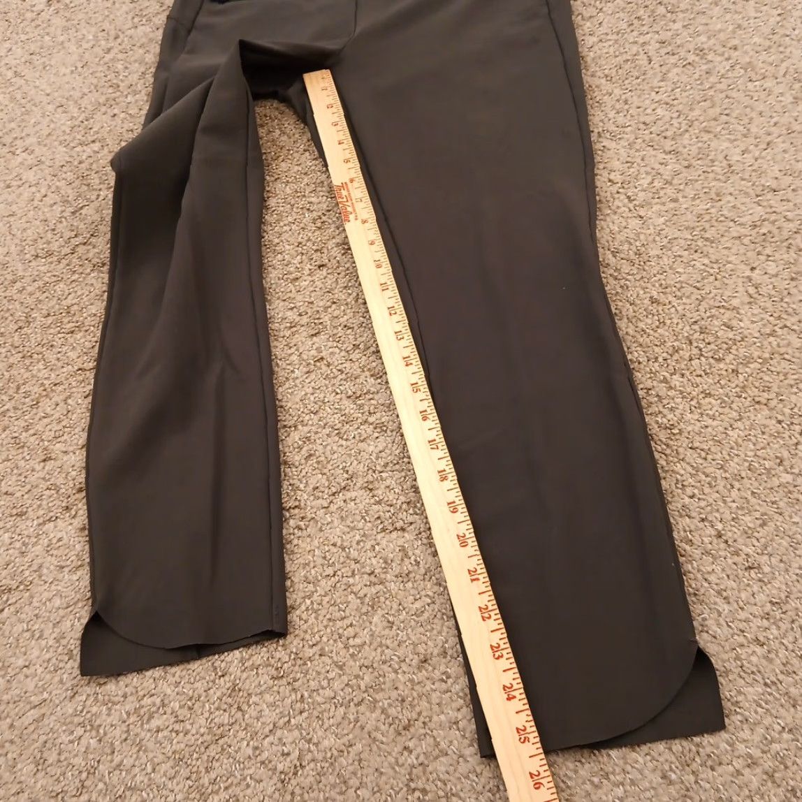 Athleta Athleta Pants Womens Medium Gray Ankle Pull On High Rise Pockets 30x25 Nylon Spandex Straight Regular Size 32" / US 10 / IT 46 - 7 Thumbnail
