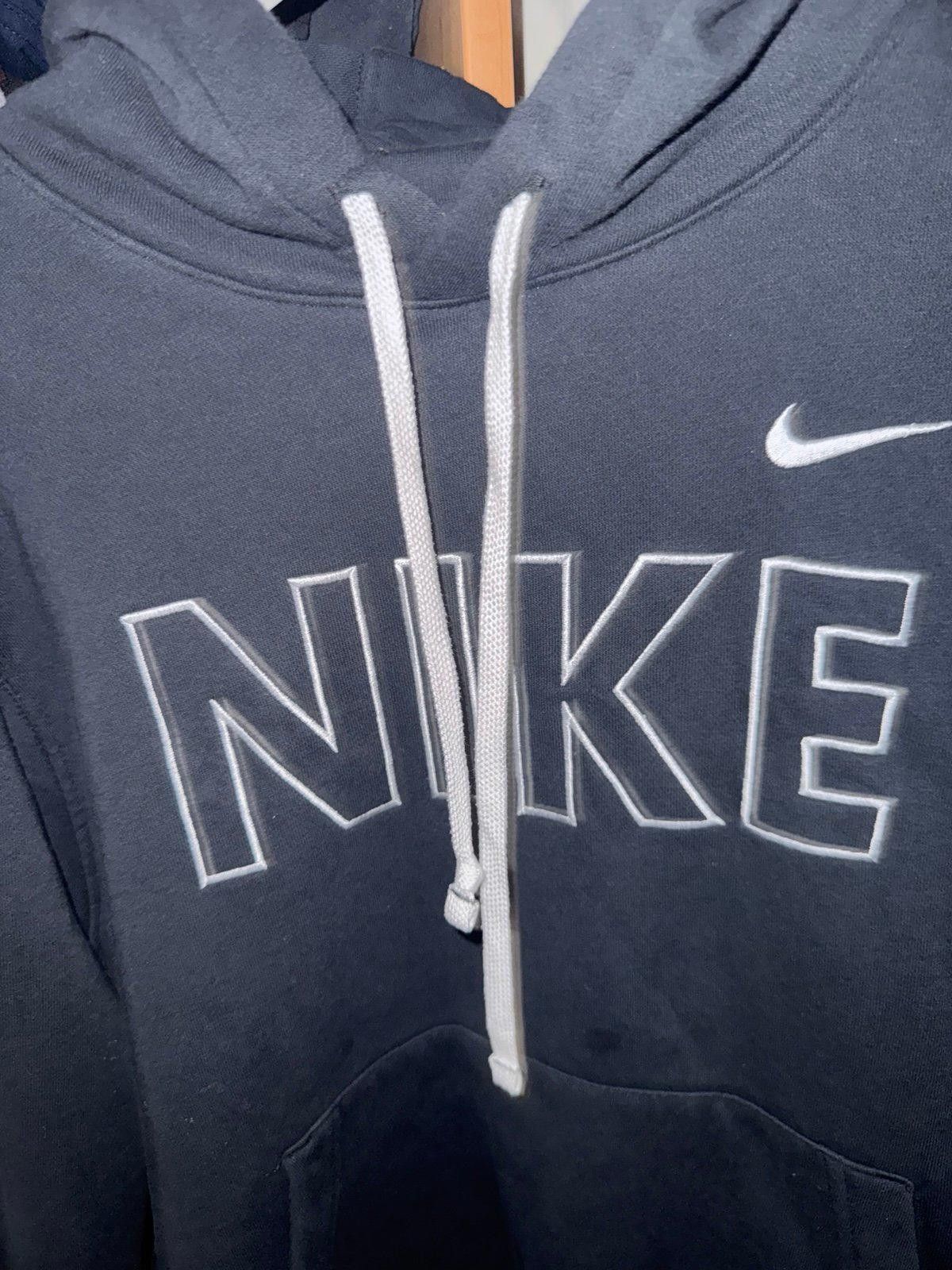 Nike Nike Black Spellout Hoodie Y2K Rare Sz L Men’s Embroidered Size US L / EU 52-54 / 3 - 4 Thumbnail