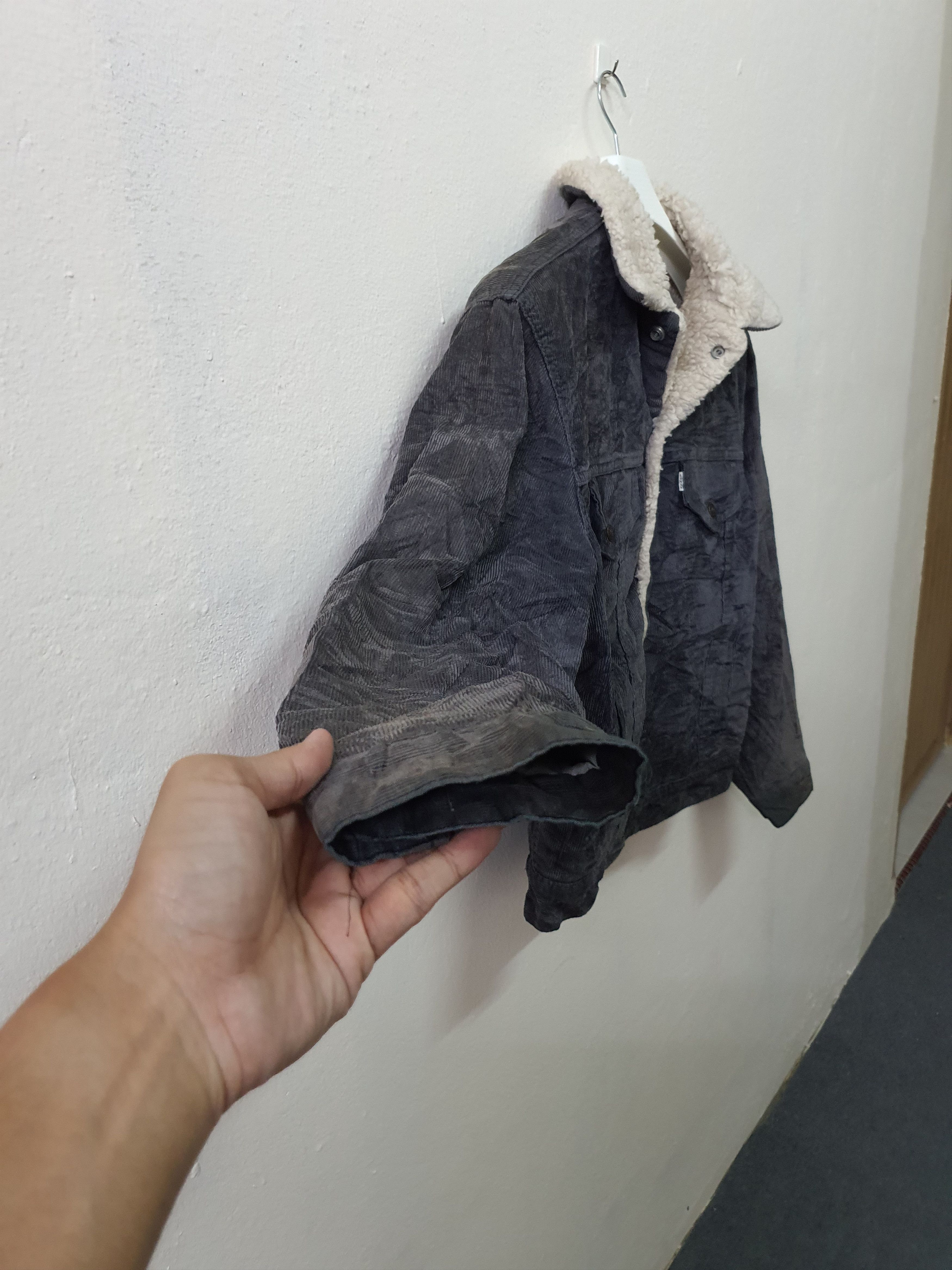 Levi's 90s Levi's San Francisco denim sherpa jacket. Size US L / EU 52-54 / 3 - 8 Thumbnail