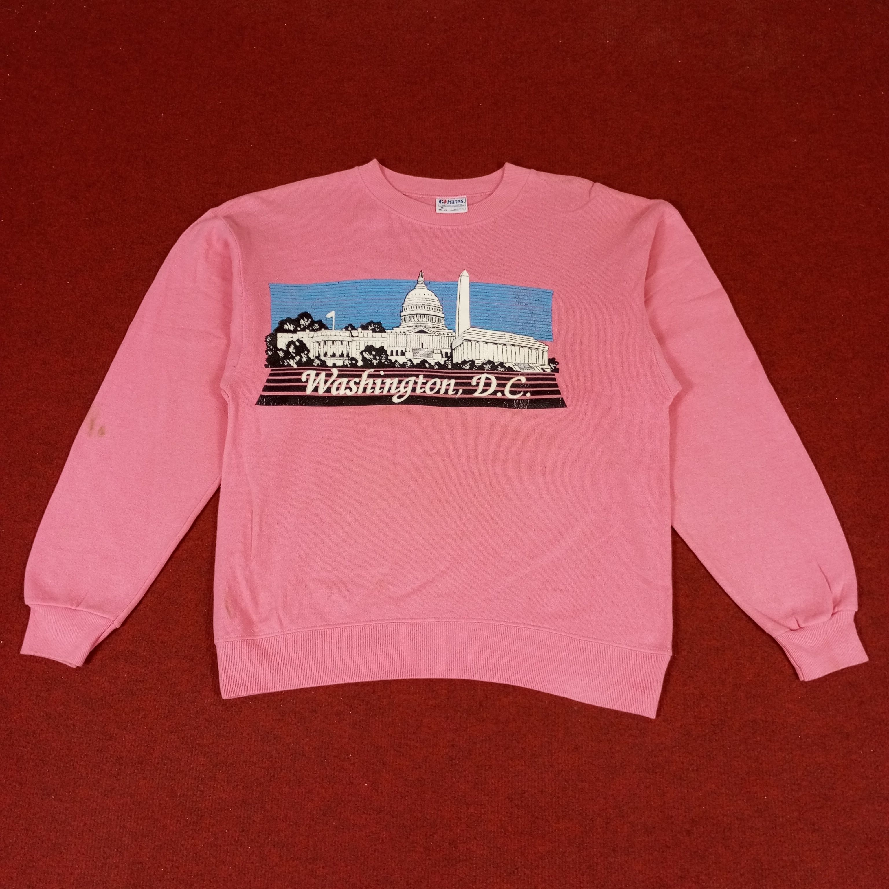 Vintage Washington DC Streetwear Style Sweatshirt Size US S / EU 44-46 / 1 - 1 Thumbnail