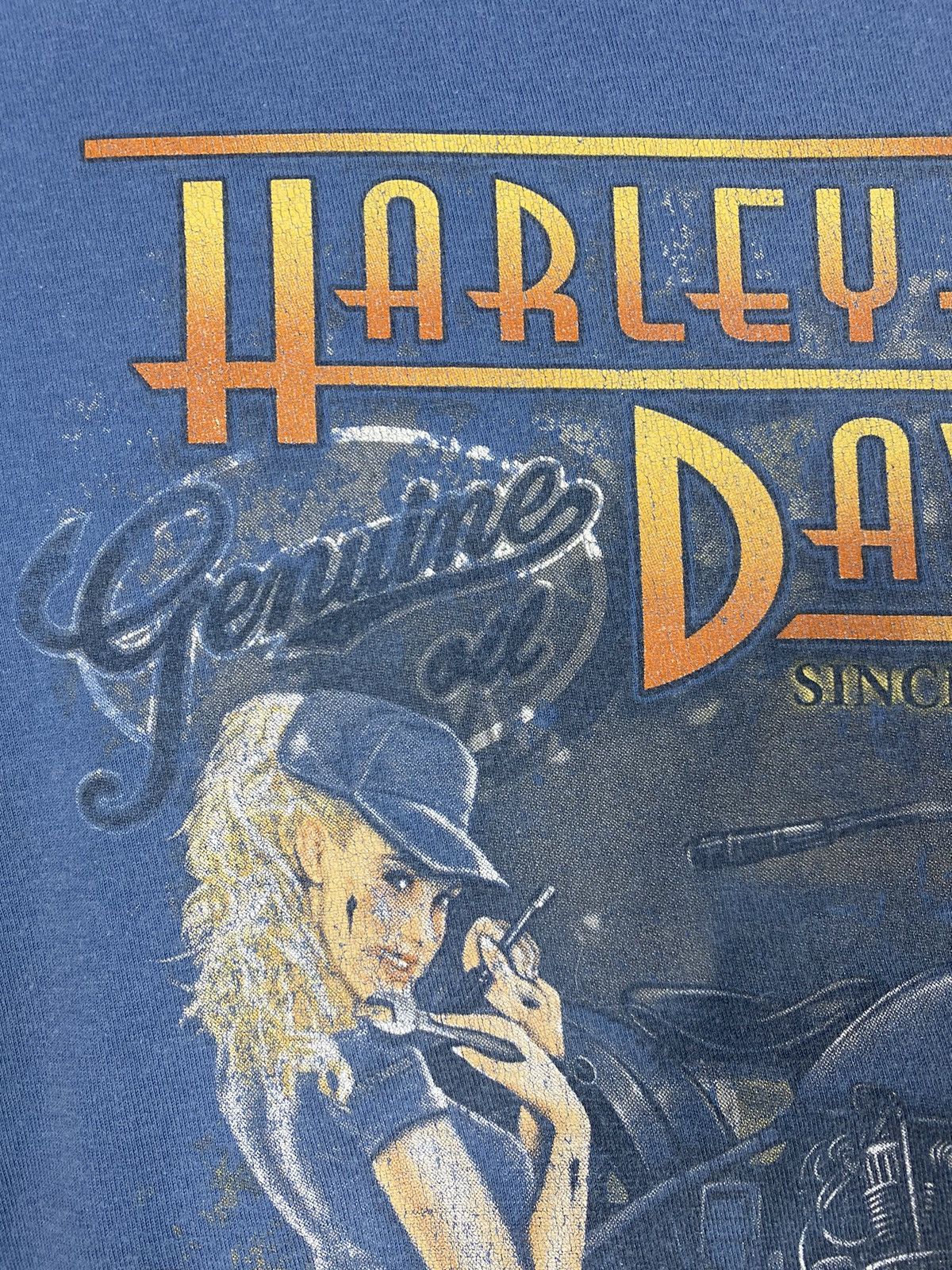 Harley Davidson × Vintage Vintage Harley Davidson 2005 Biker Tee T Shirt Size US XXL / EU 58 / 5 - 9 Thumbnail