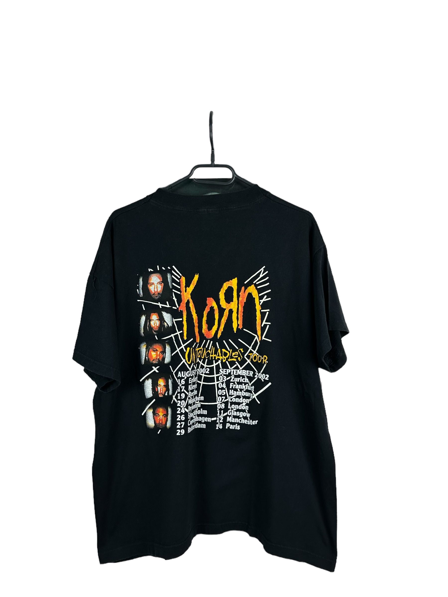 Vintage Vintage 2002 Korn Untouchables Tour Band Tee Shirt Rare Size US XL / EU 56 / 4 - 1 Preview