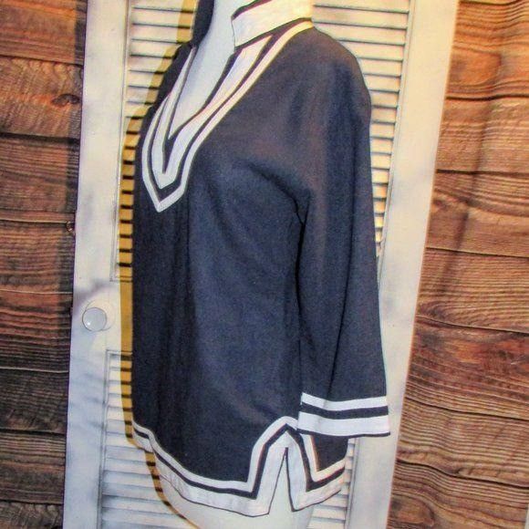 Other Sherry Taylor Sm Nautical Linen Blend Blouse Size S / US 4 / IT 40 - 7 Thumbnail