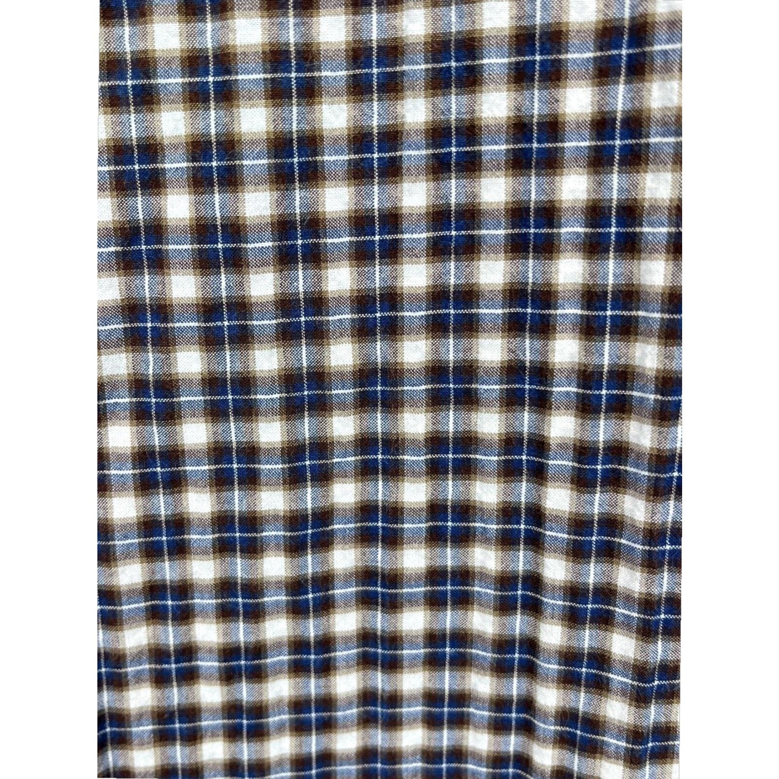 Billy Reid Mens Billy Reid Plaid Button Down Shirt XL Multicolor Cotton Blend Size US XL / EU 56 / 4 - 4 Thumbnail