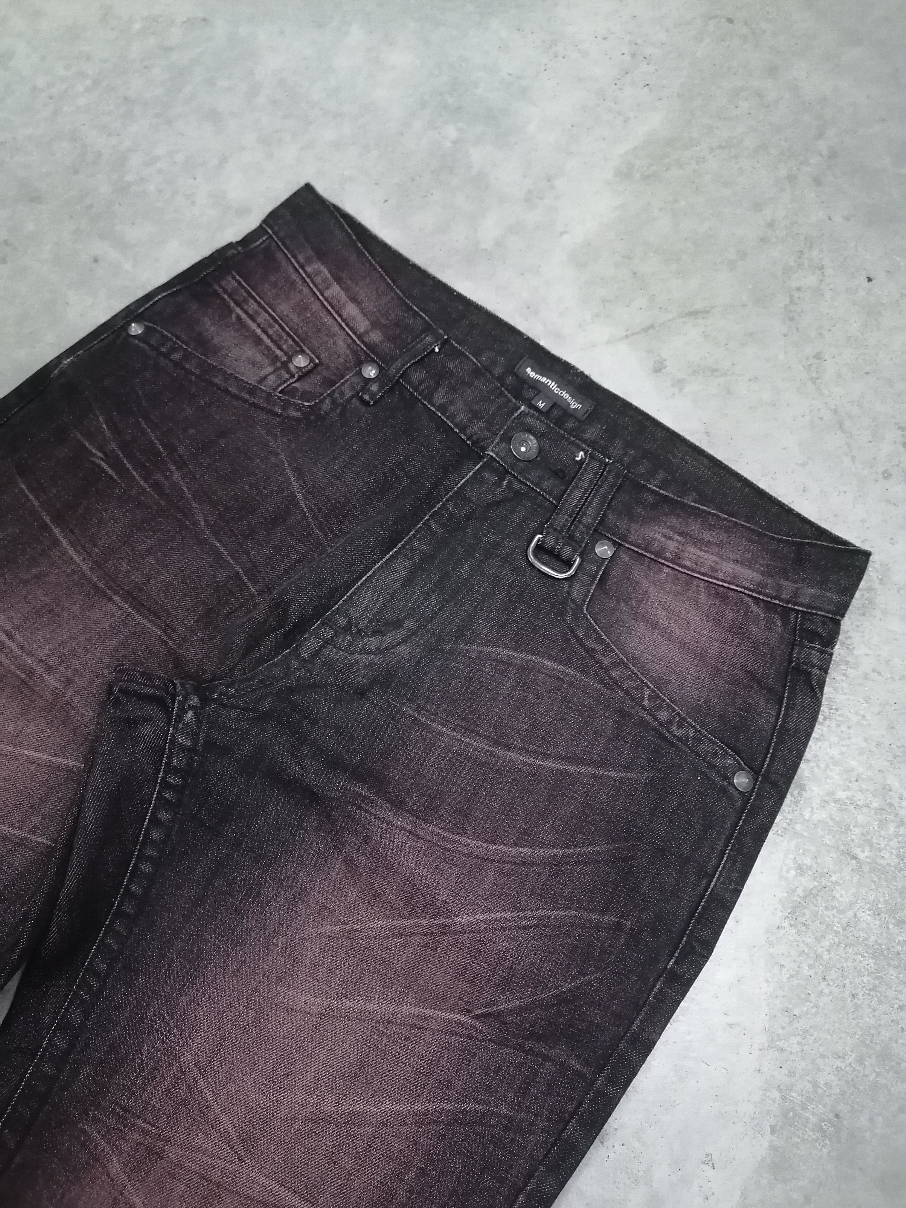 14th Addiction × If Six Was Nine × Le Grande Bleu (L.G.B.) Semantic Design Claw Mark Denim Pants Size US 31 - 4 Thumbnail