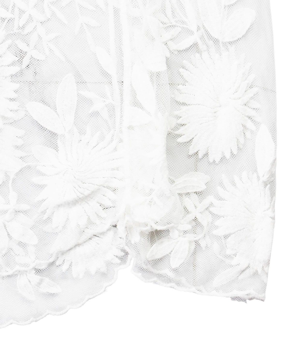 Japanese Brand × Vintage 2000S JAPANESE MADE ELEGANCE LACE FLOWER MESH LONG SLEEVE Size ONE SIZE - 3 Thumbnail