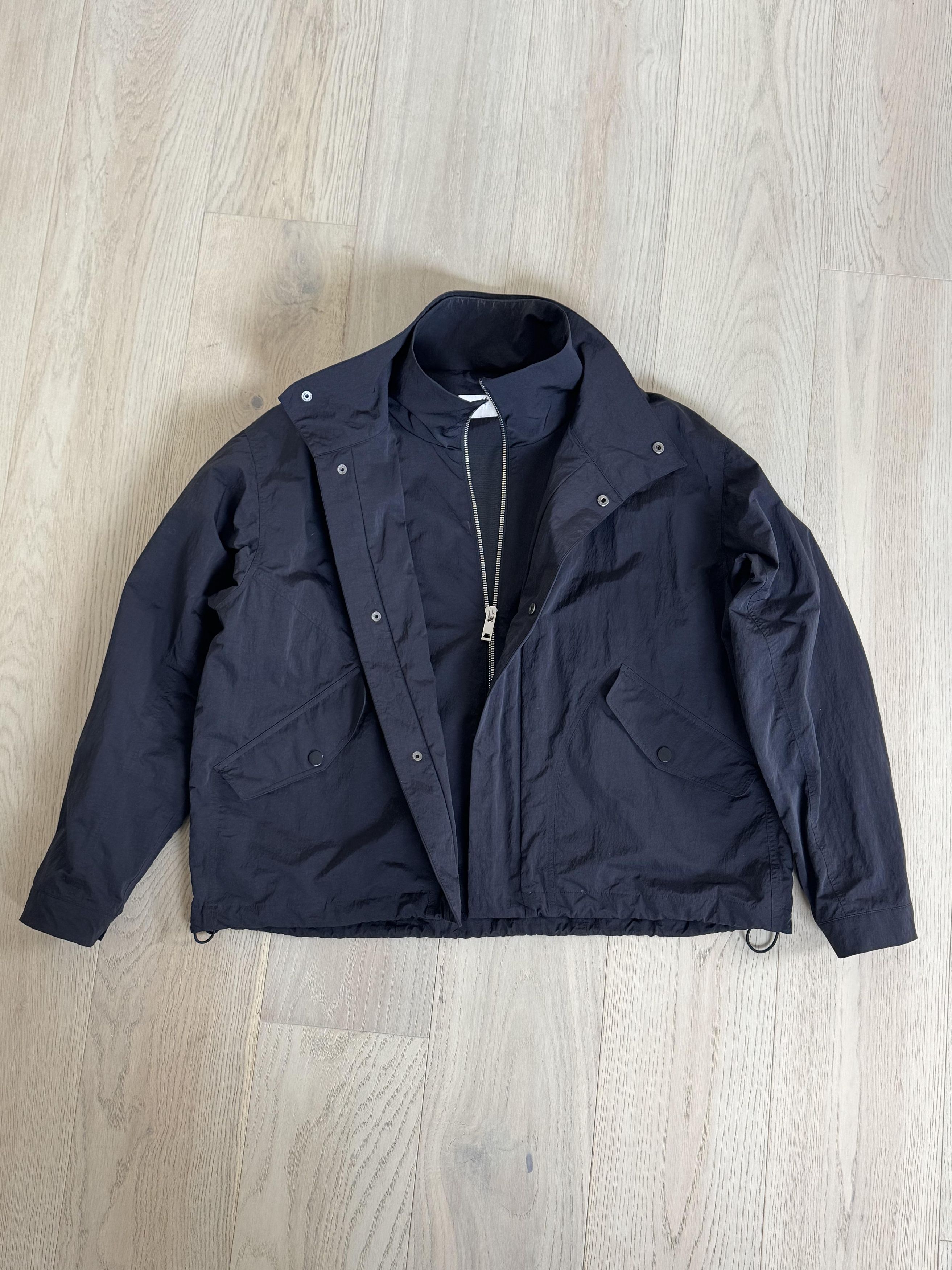 Sangiev Black Nylon Double Layer Jacket Size US M / EU 48-50 / 2 - 1 Thumbnail