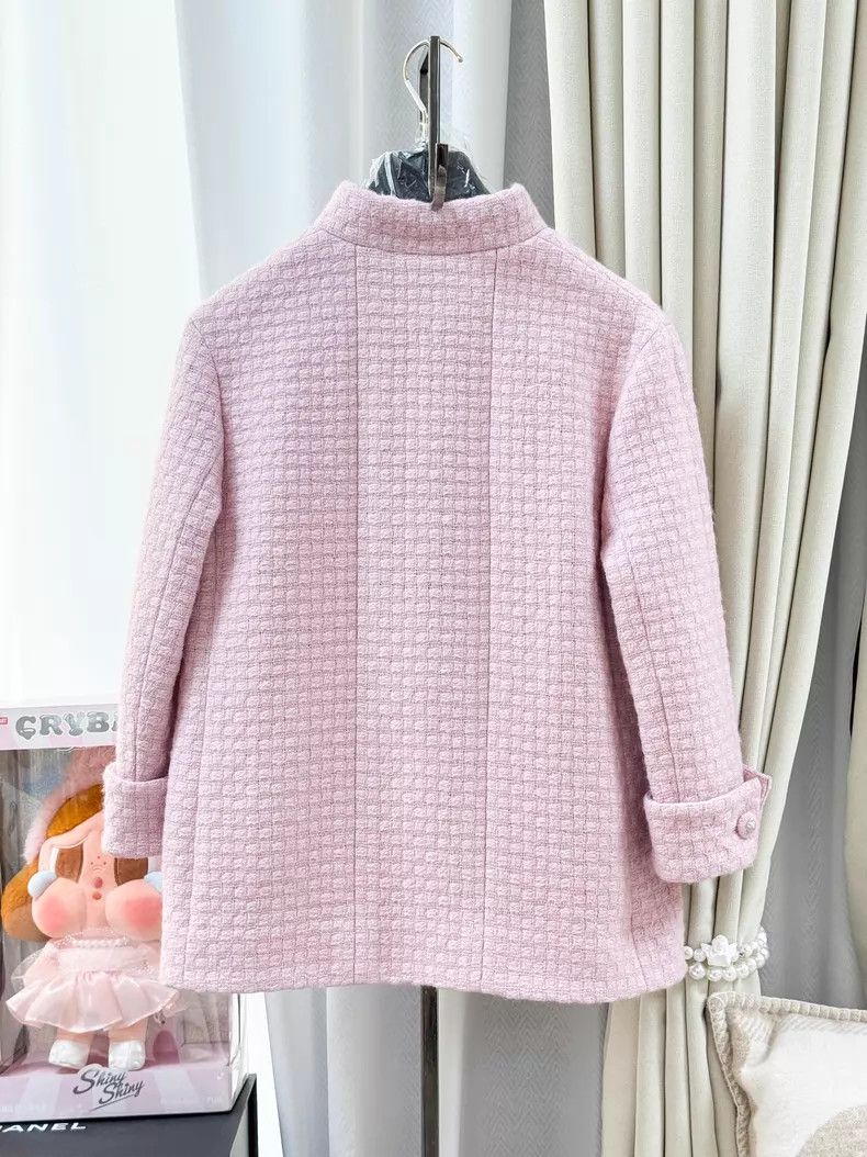 Chanel Chanel Waffle stand-up collar tweed long-sleeved jacket Size XS / US 0-2 / IT 36-38 - 3 Thumbnail