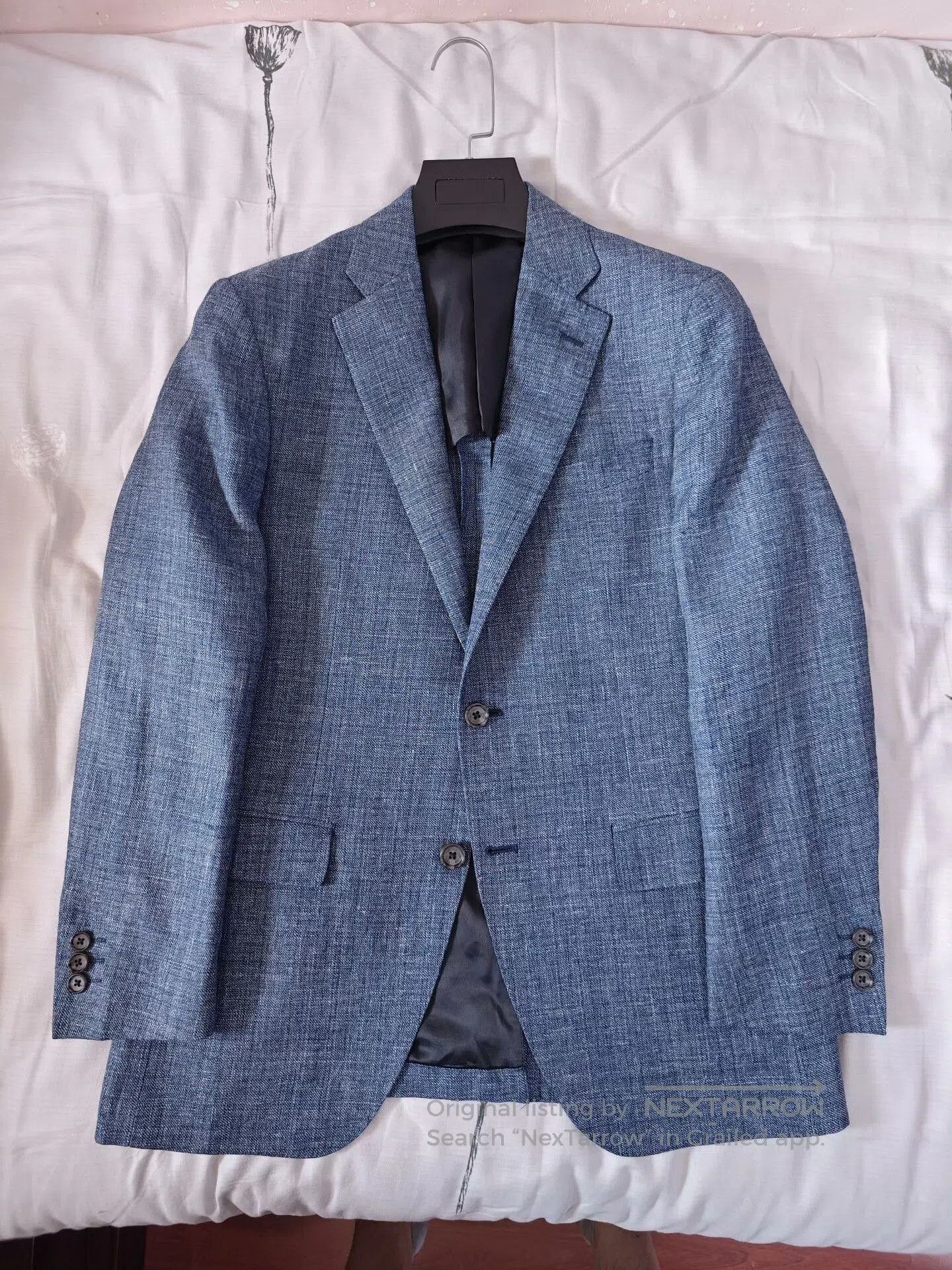 Japanese Brand Italian Recycled Wool Linen Suit. Size US S / EU 44-46 / 1 - 5 Thumbnail