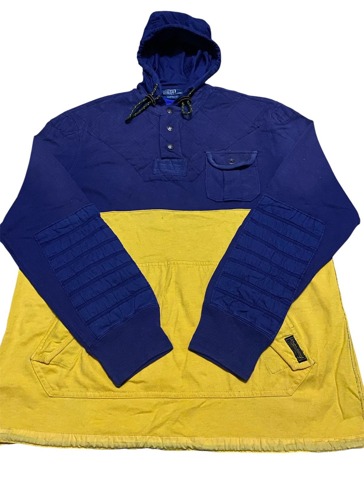 Polo Ralph Lauren Vintage Rare Polo Ralph Lauren Expedition Hooded Rugby Shirt Size US M / EU 48-50 / 2 - 3 Thumbnail