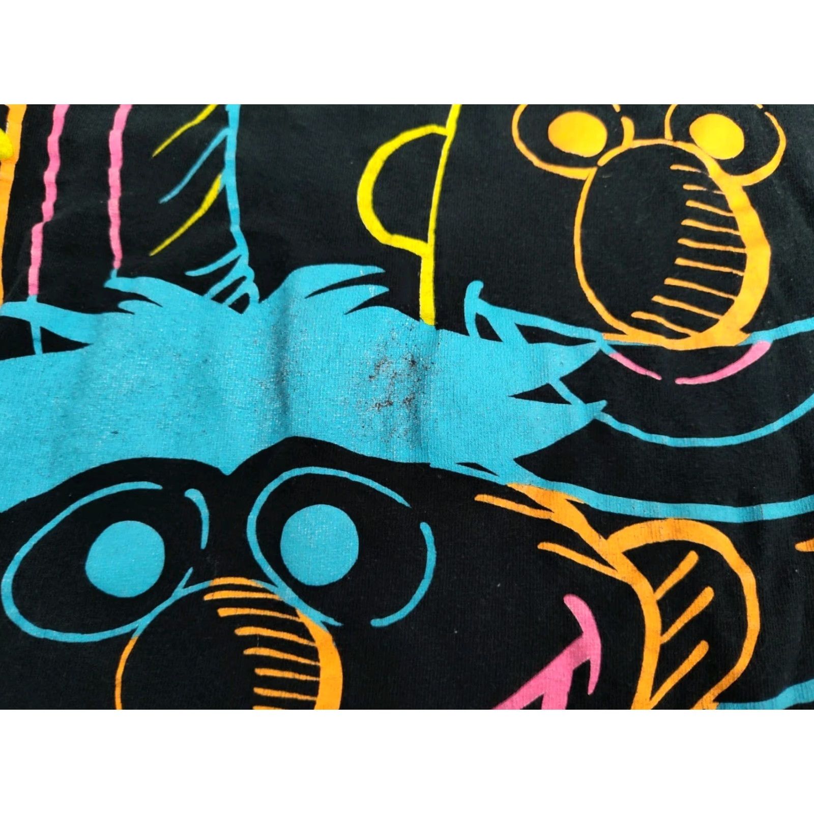 Vintage VINTAGE Sesame Street T-Shirt Men Size M Short Sleeve Cartoon Bert Ernie Retro 90s Neon Black Size US M / EU 48-50 / 2 - 3 Thumbnail