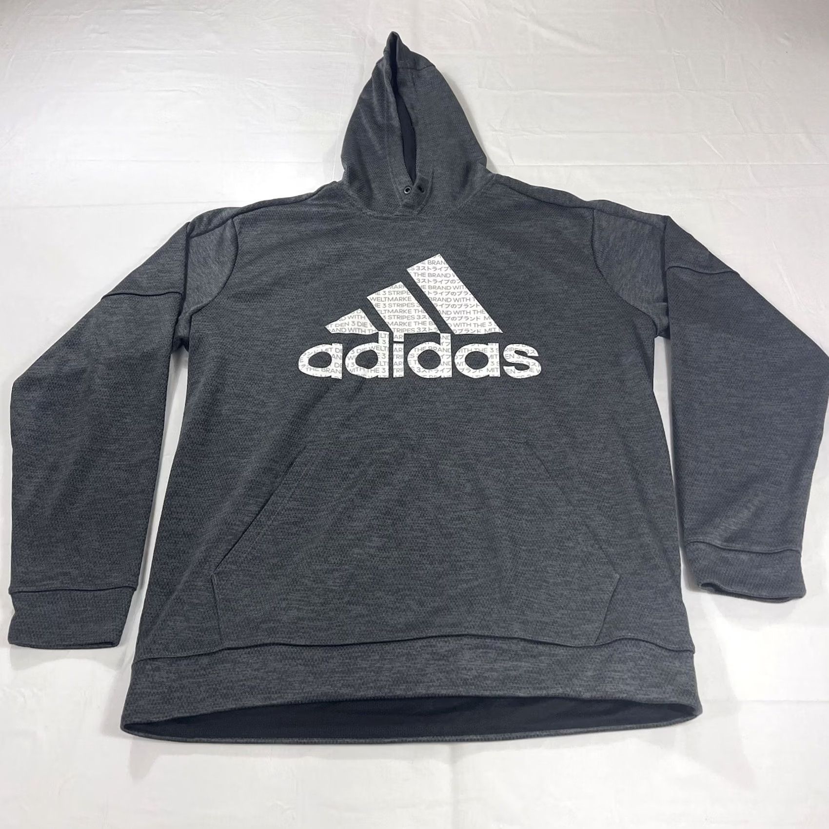 Adidas Adidas Men's XL Hoodie BOS Matrix TI Sweatshirt Climawarm Logo Gray Size US XL / EU 56 / 4 - 2 Thumbnail