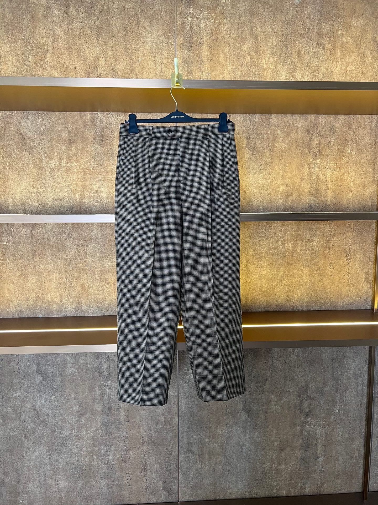 Celine Celine Houndstooth Wool Trousers Size US 32 / EU 48 - 1 Thumbnail