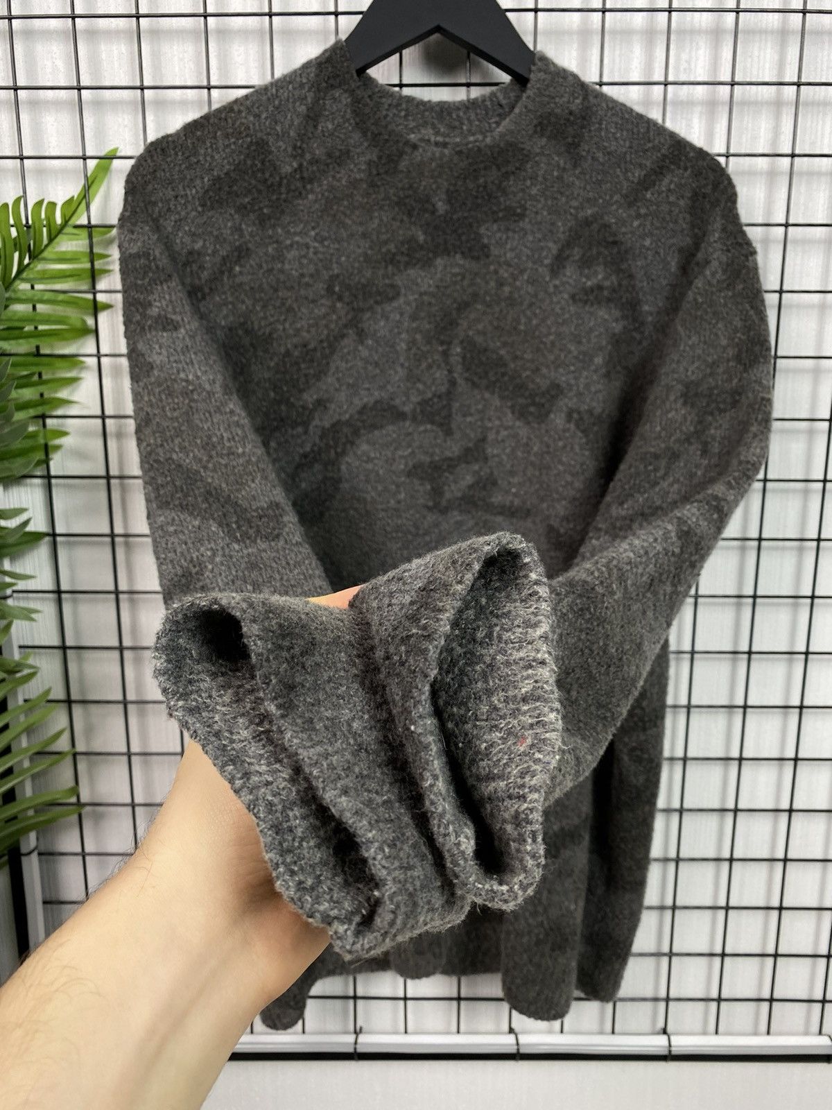 Allsaints × Designer AllSaints Camo sweater mohair men M size y2k Avant-garde Size US M / EU 48-50 / 2 - 11 Thumbnail