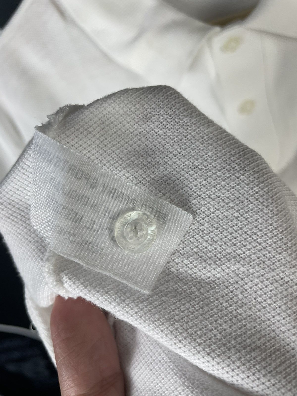 Fred Perry × Gear for Sports Vtg Fred Perry White Polo Tee Size US M / EU 48-50 / 2 - 9 Thumbnail