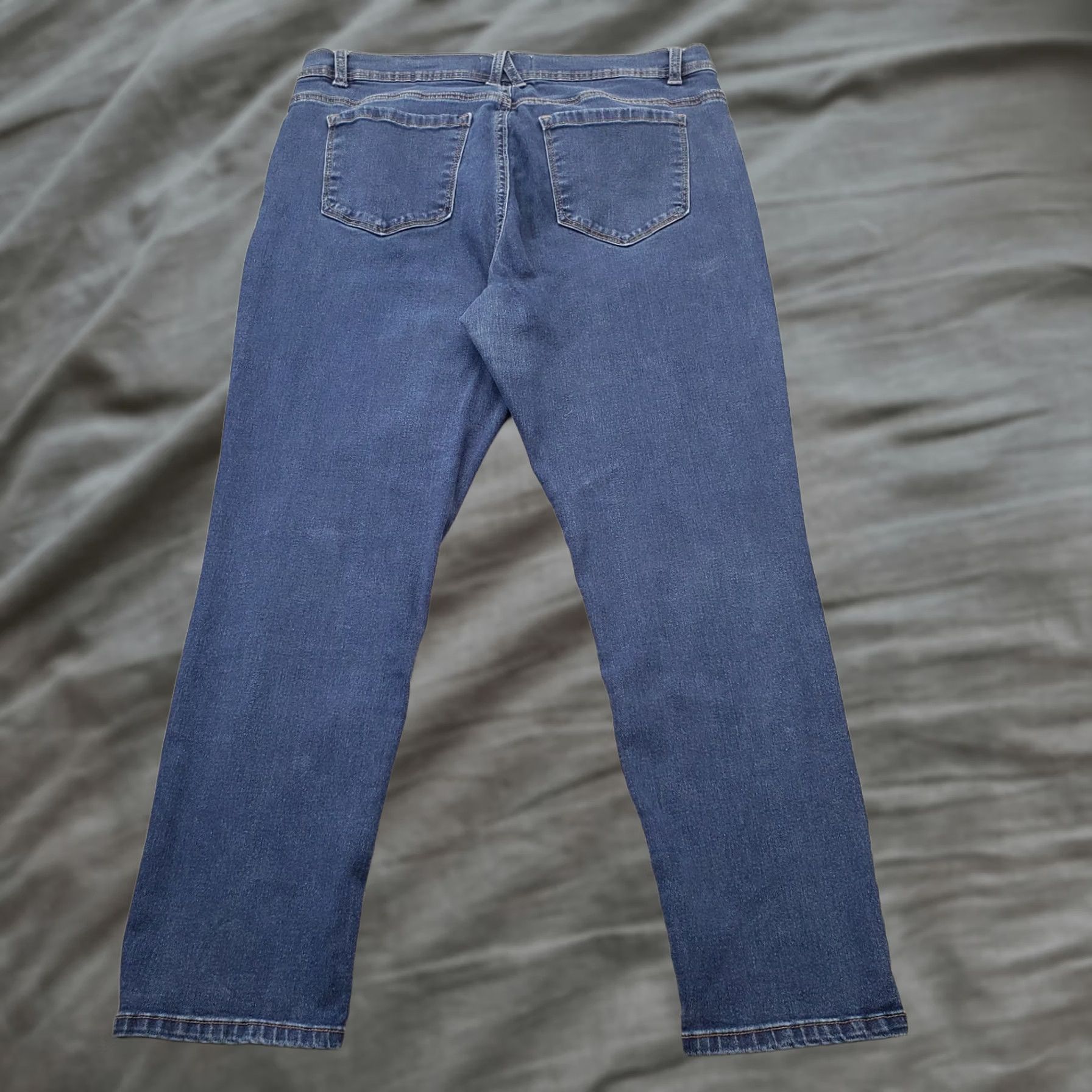 Vintage Angels Signature Convertible Jeans Womens 16 Blue Stretch Distressed Skinny Jeans 5-Pocket Regular Inseam 26.75" Blue Mens Womens Girls Boys Size 38" / US 16 / IT 52 - 1 Thumbnail